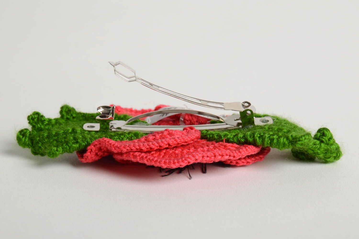 Handmade hair clip flower hair accessories hair clips for thick hair gift ideas photo 3