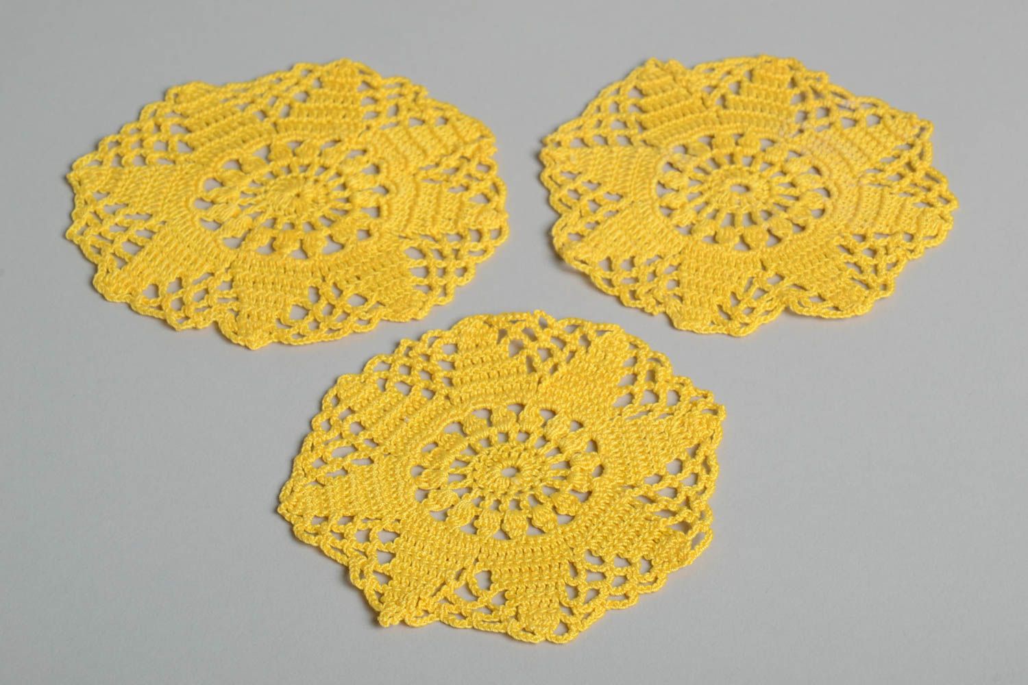 Handmade crochet openwork napkin crocheted table napkin kitchen interior ideas photo 2
