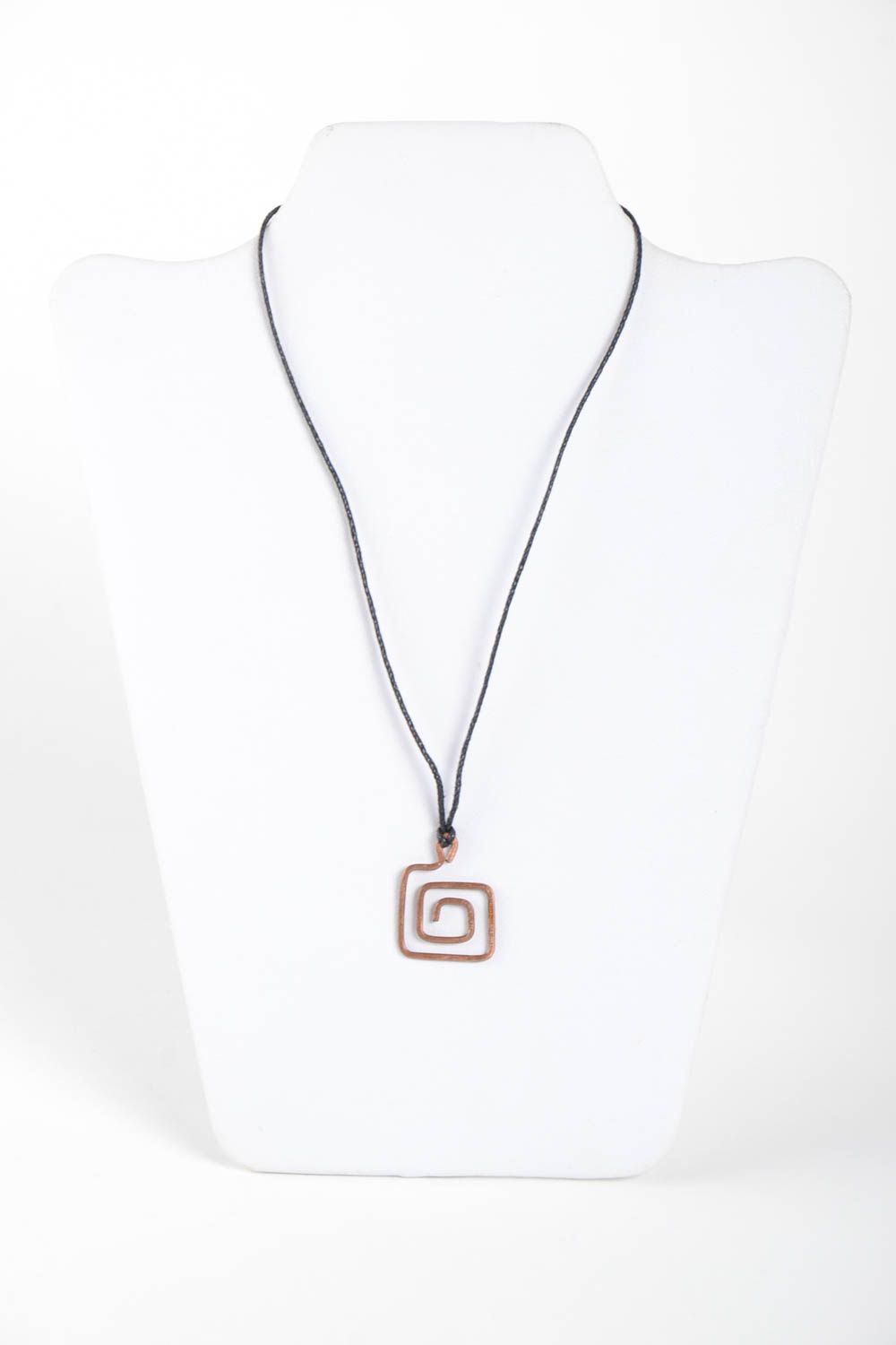 Metal jewelry handmade copper pendant wire wrap pendant designer jewelry photo 2