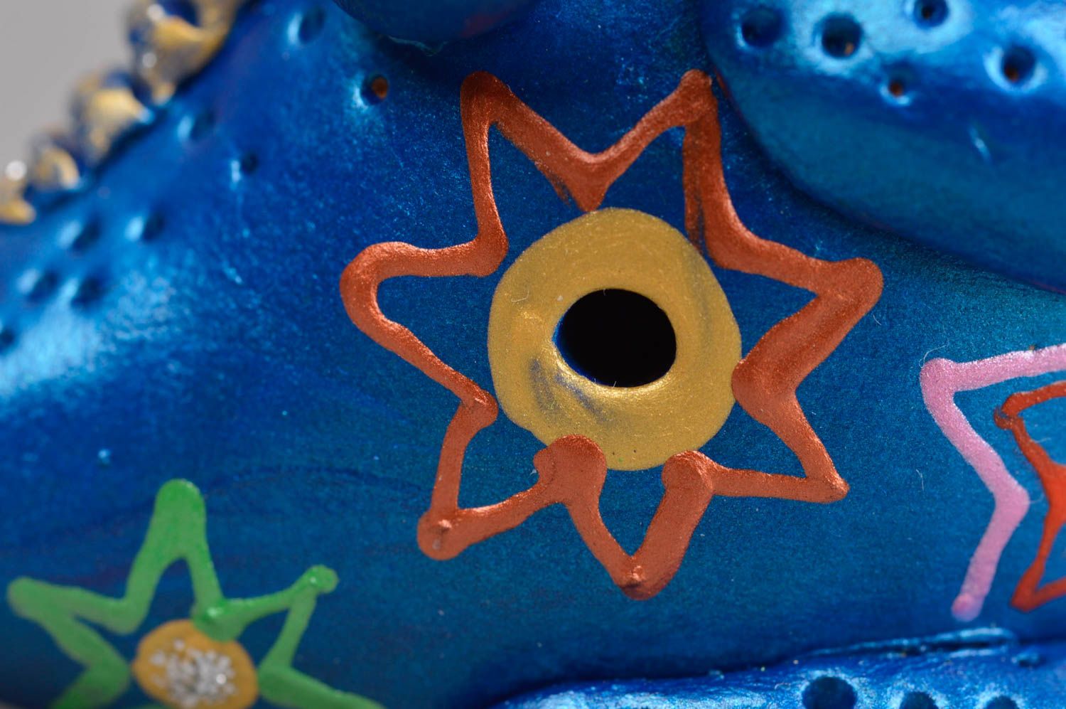 Ocarina instrumento musical artesanal silbato de barro regalo para niño foto 5