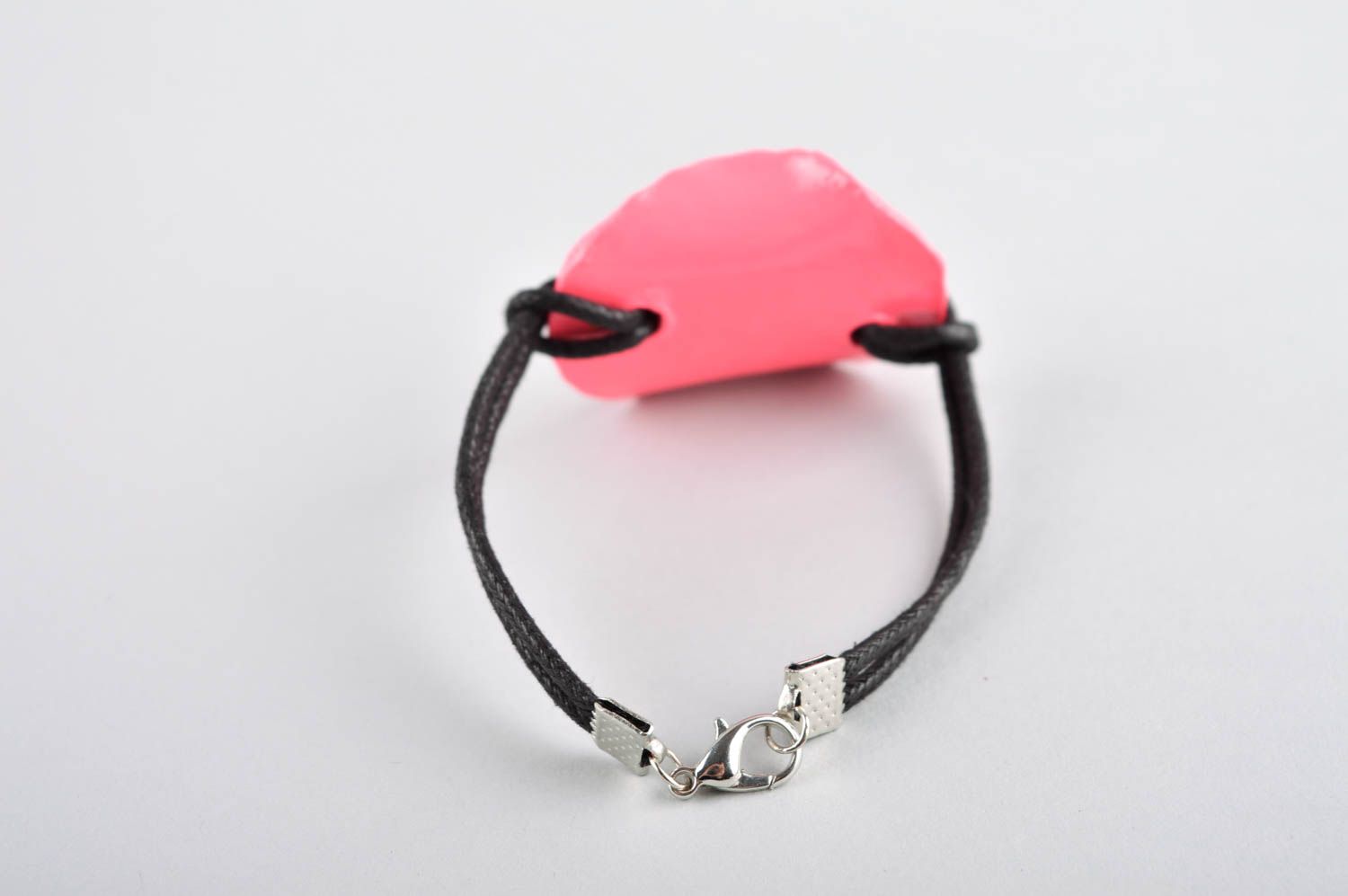 Polymer Schmuck handmade originelles Armband mit Kugeln Geschenk für Frauen  foto 3