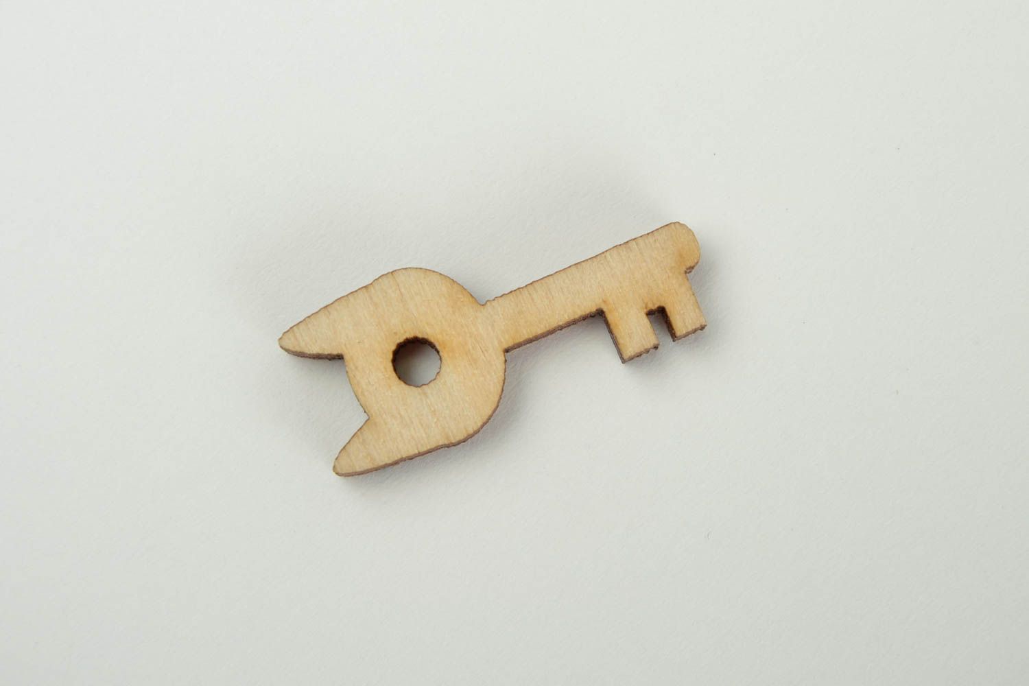 Handmade Deko Element Figur zum Bemalen Schlüssel Holz Rohling aus Sperrholz foto 3