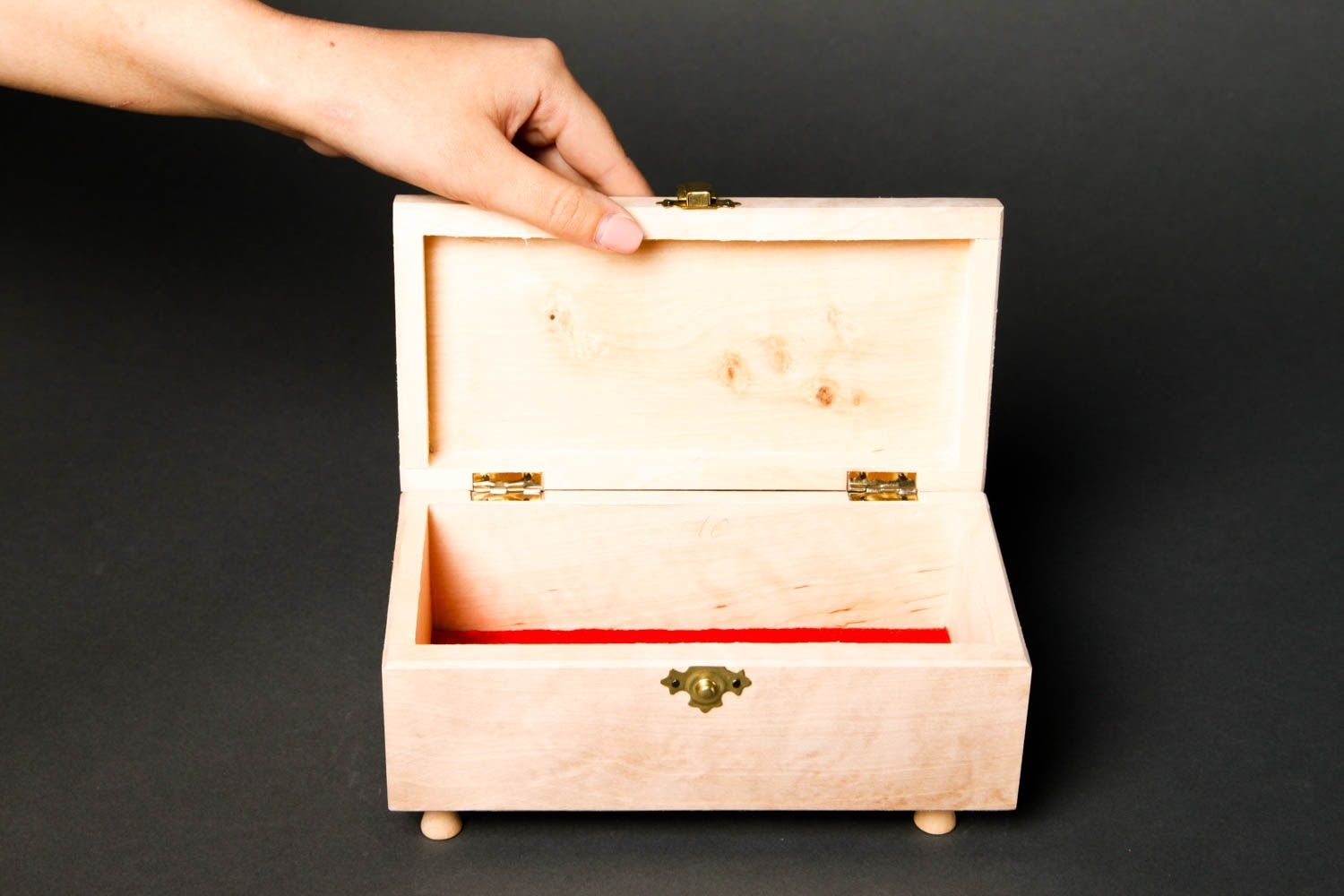 Unusual handmade wooden jewelry box wooden blank box blank for decoupage photo 2