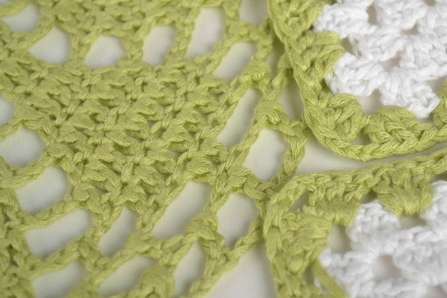 Handmade crochet napkin crochat coaster 4 hot pads crochet ideas home textiles photo 4