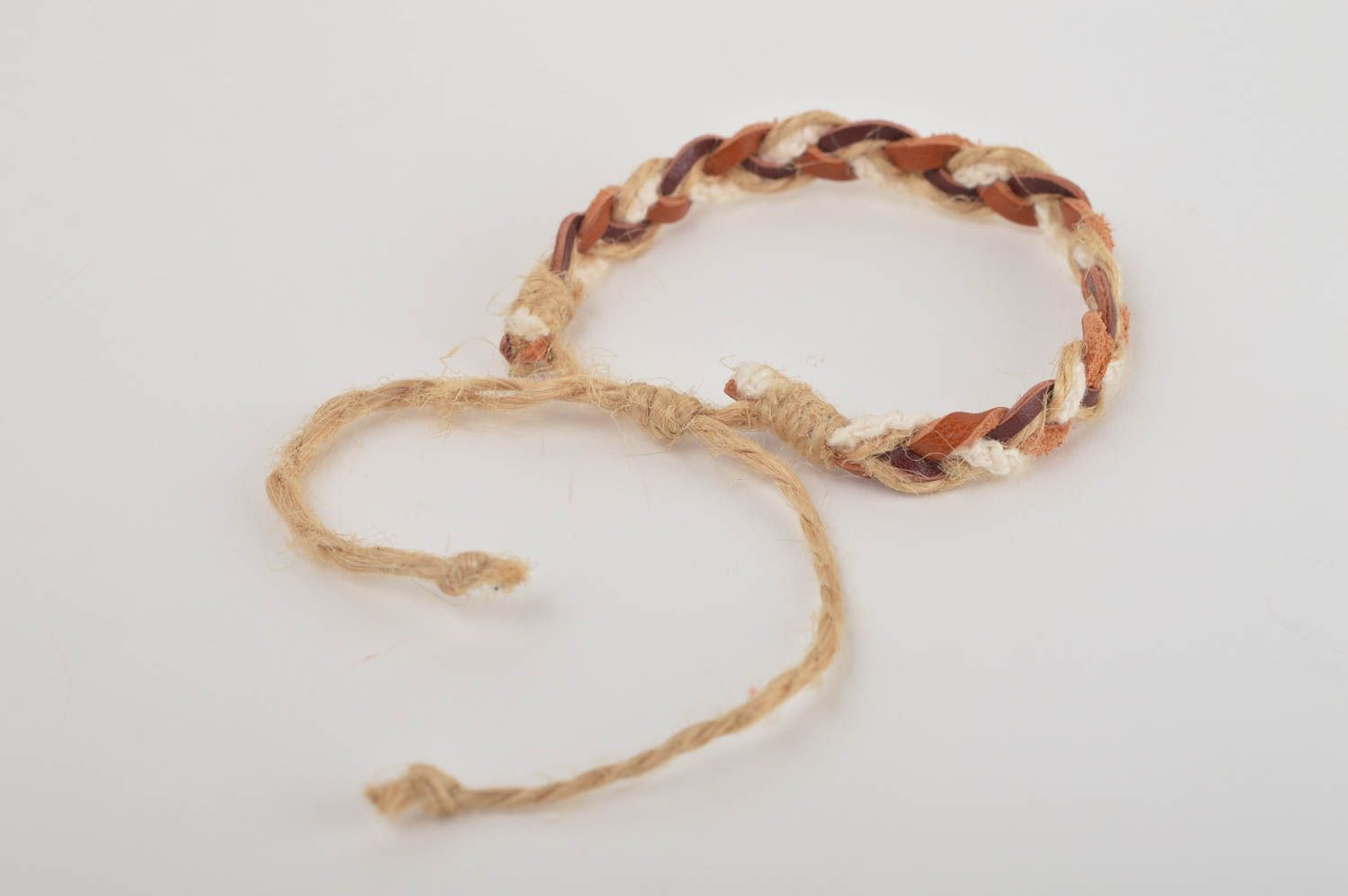 Leather bracelet homemade jewelry suede bracelet designer accessories gift ideas photo 5