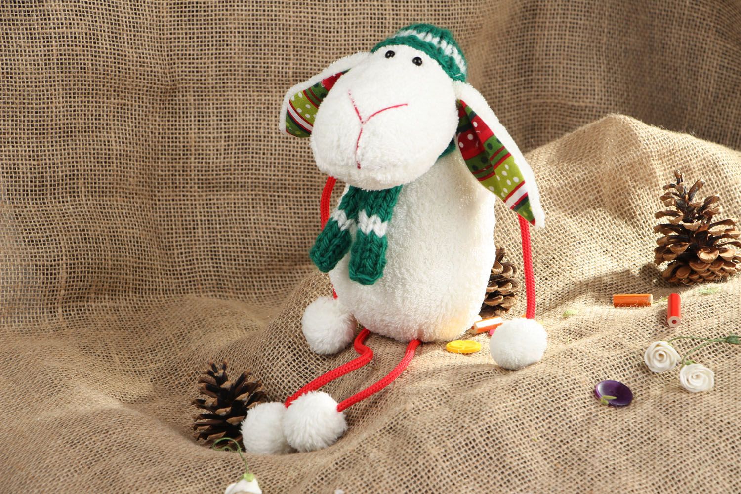 Textile toy Lamb photo 5