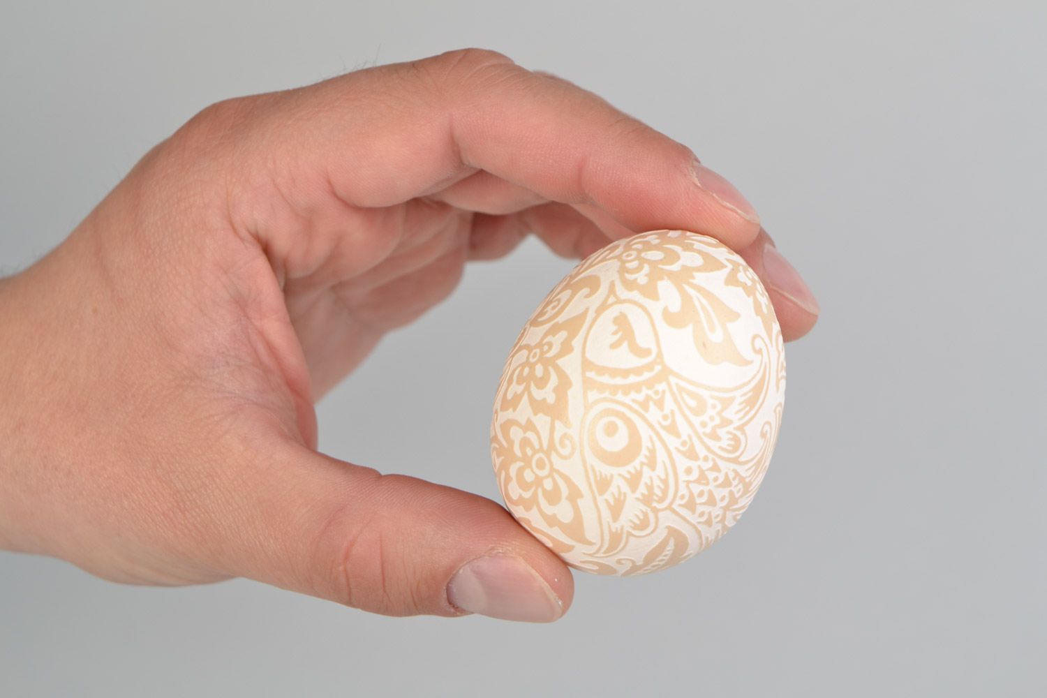 Пасхальное яйцо в технике травления уксусом ручной работы оригинальное красивое фото 2