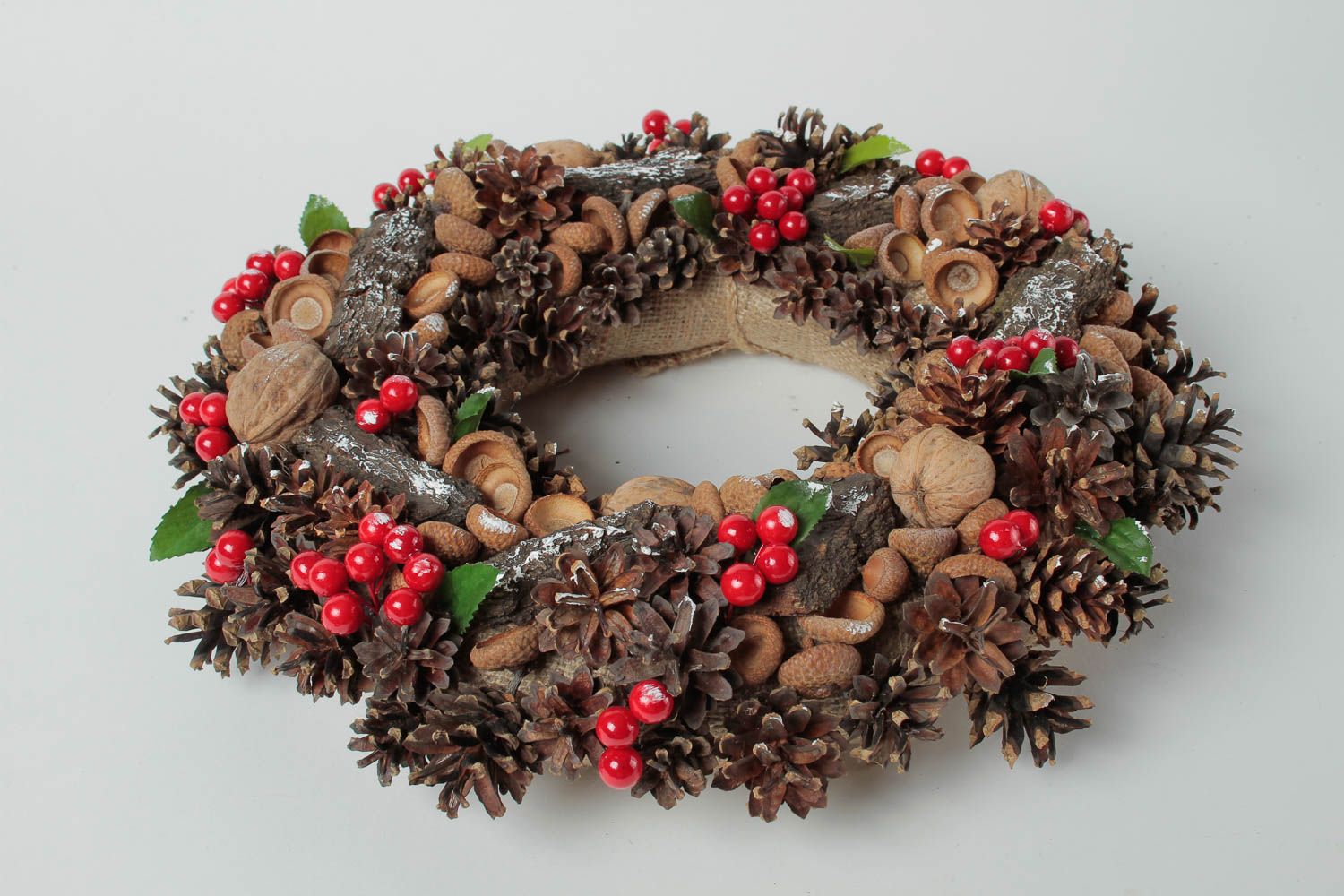 Beautiful handmade door wreath Christmas gifts home design decorative use only photo 3