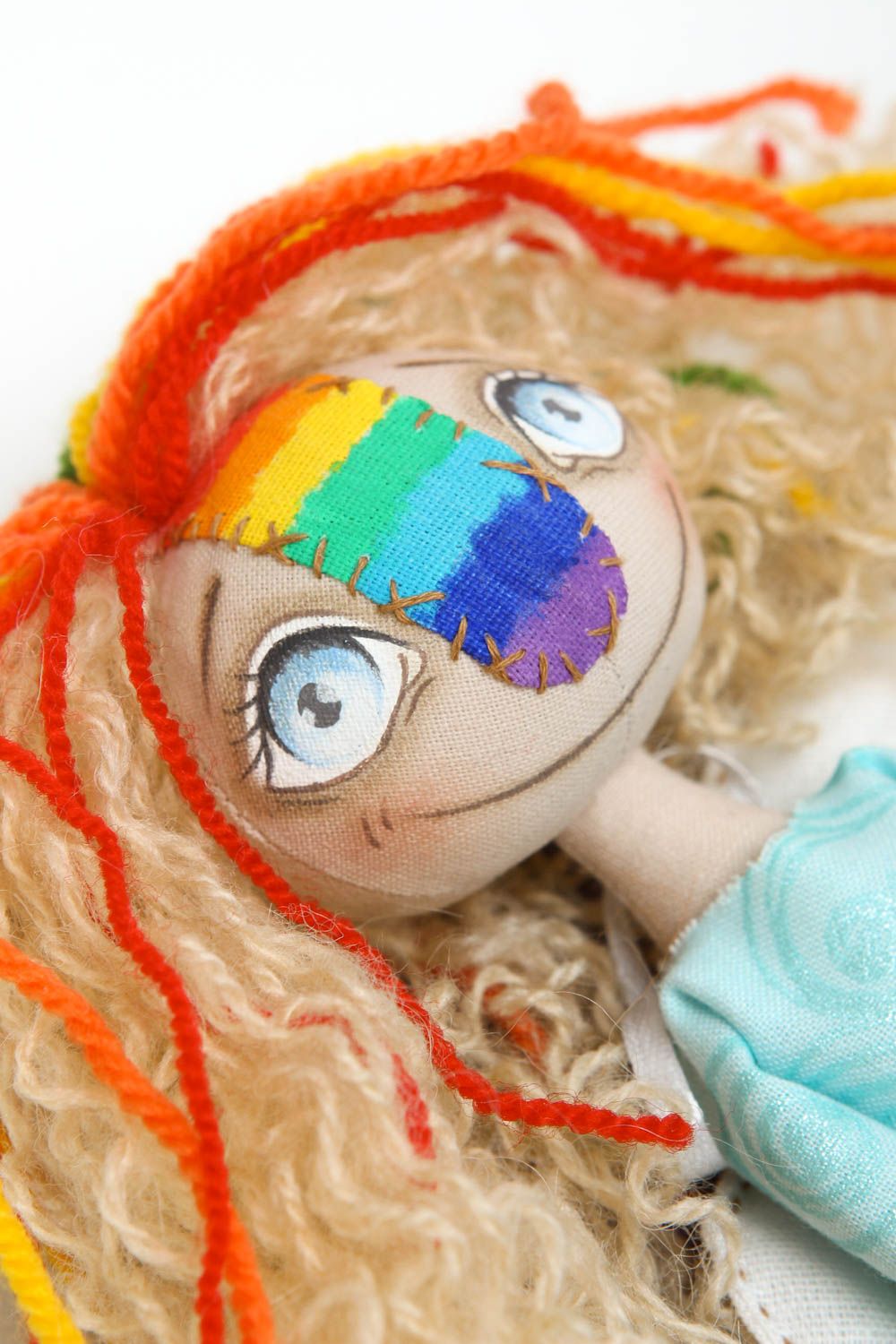 Handmade Spielzeug Puppe schön Designer Puppe Wohnung Deko originelles Geschenk foto 2