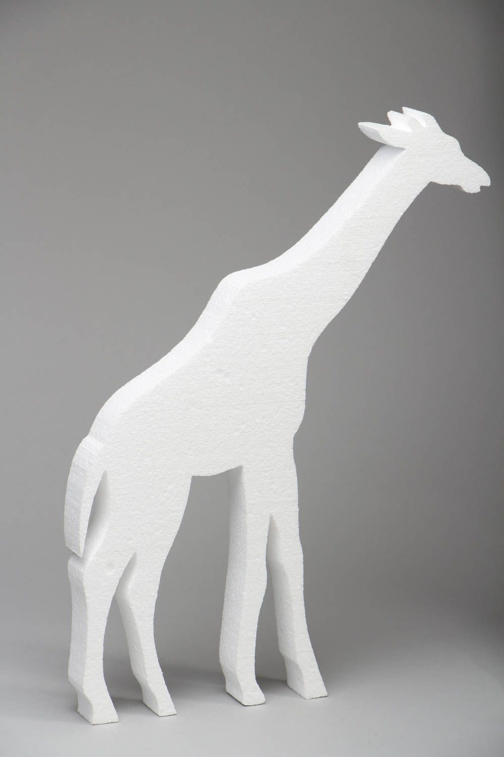 Forme en polystyrène à décorer faite main Girafe photo 1