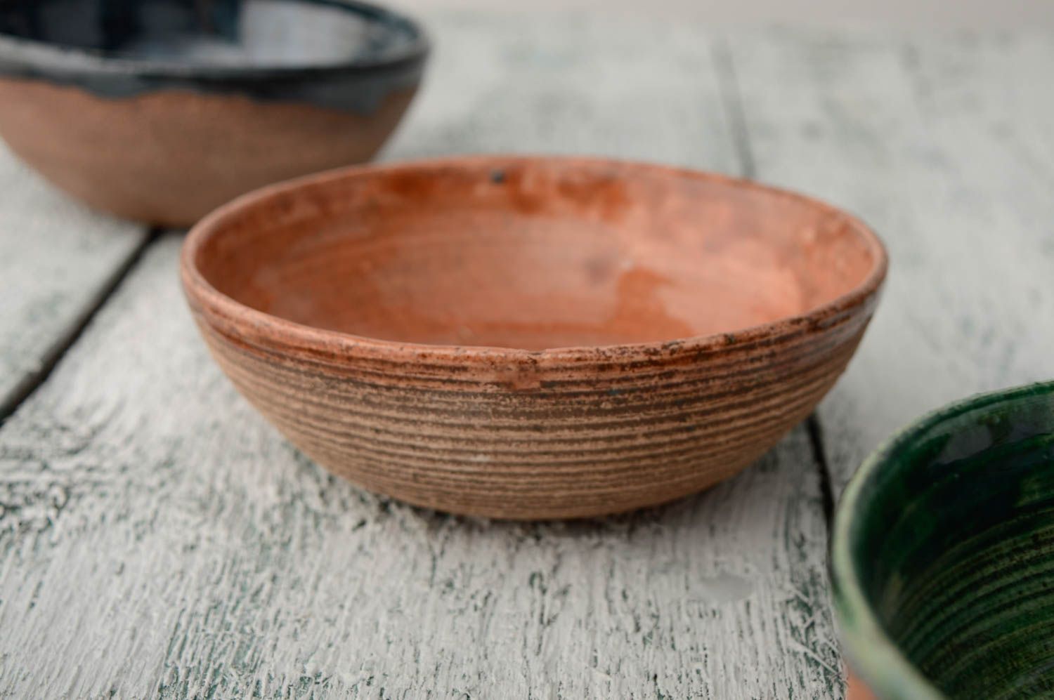 Unusual ceramic bowl photo 1