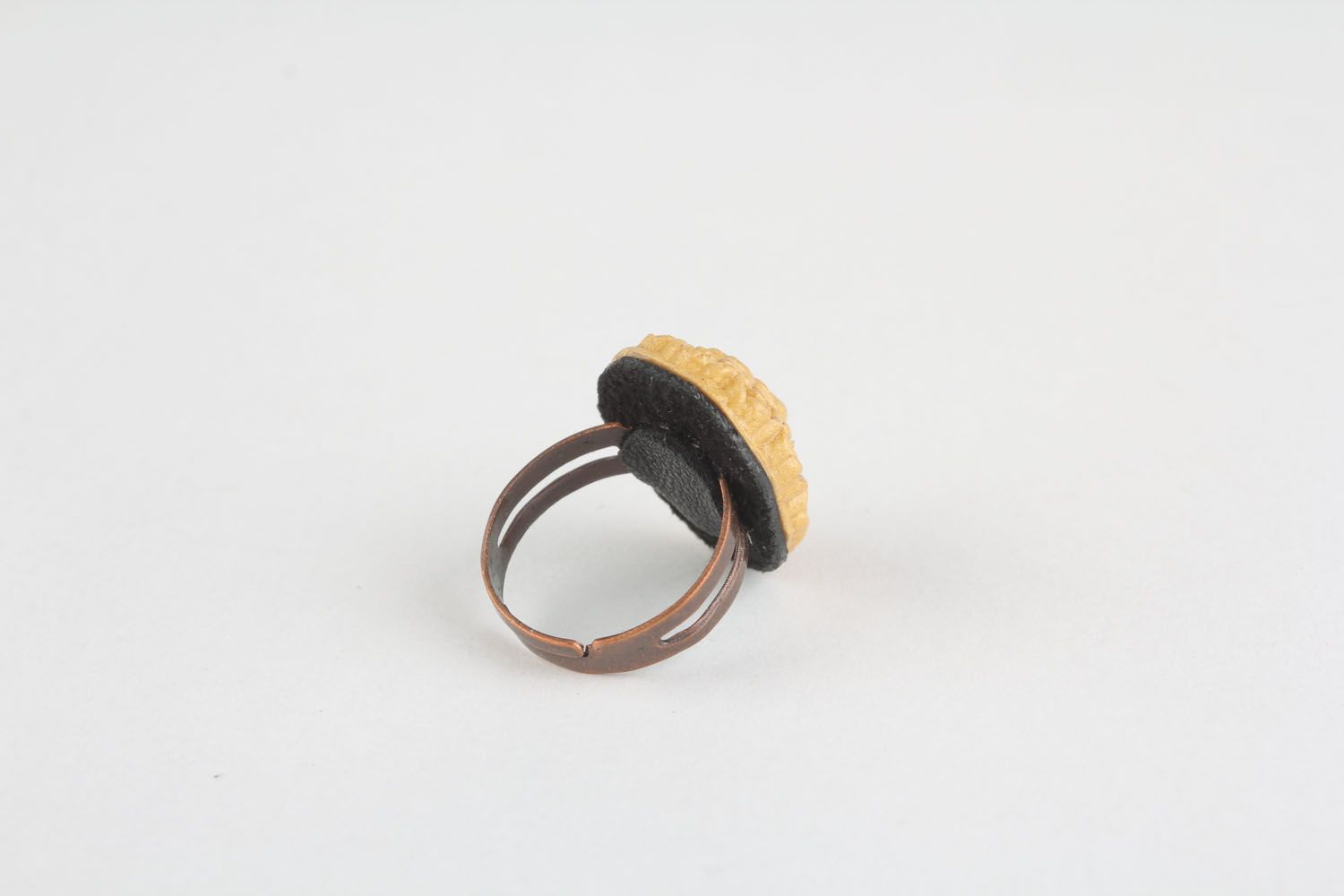 Перстень из полимерной глины фото 2