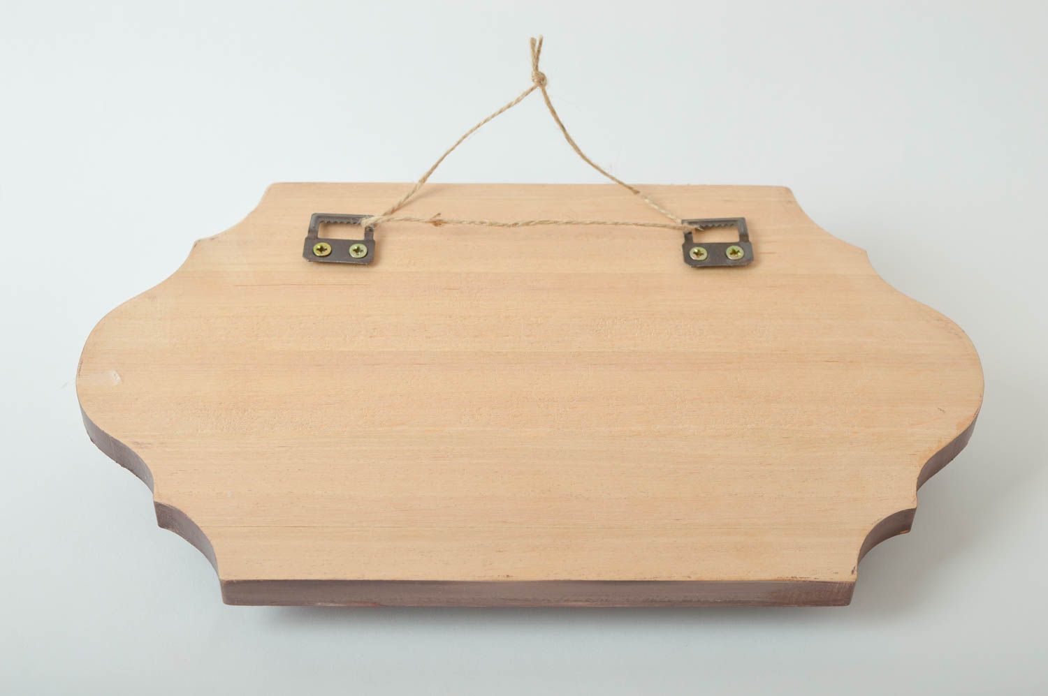 Handmade Schlüsselbrett aus Holz Wandhaken für Schlüssel Haus Deko Katze  foto 5