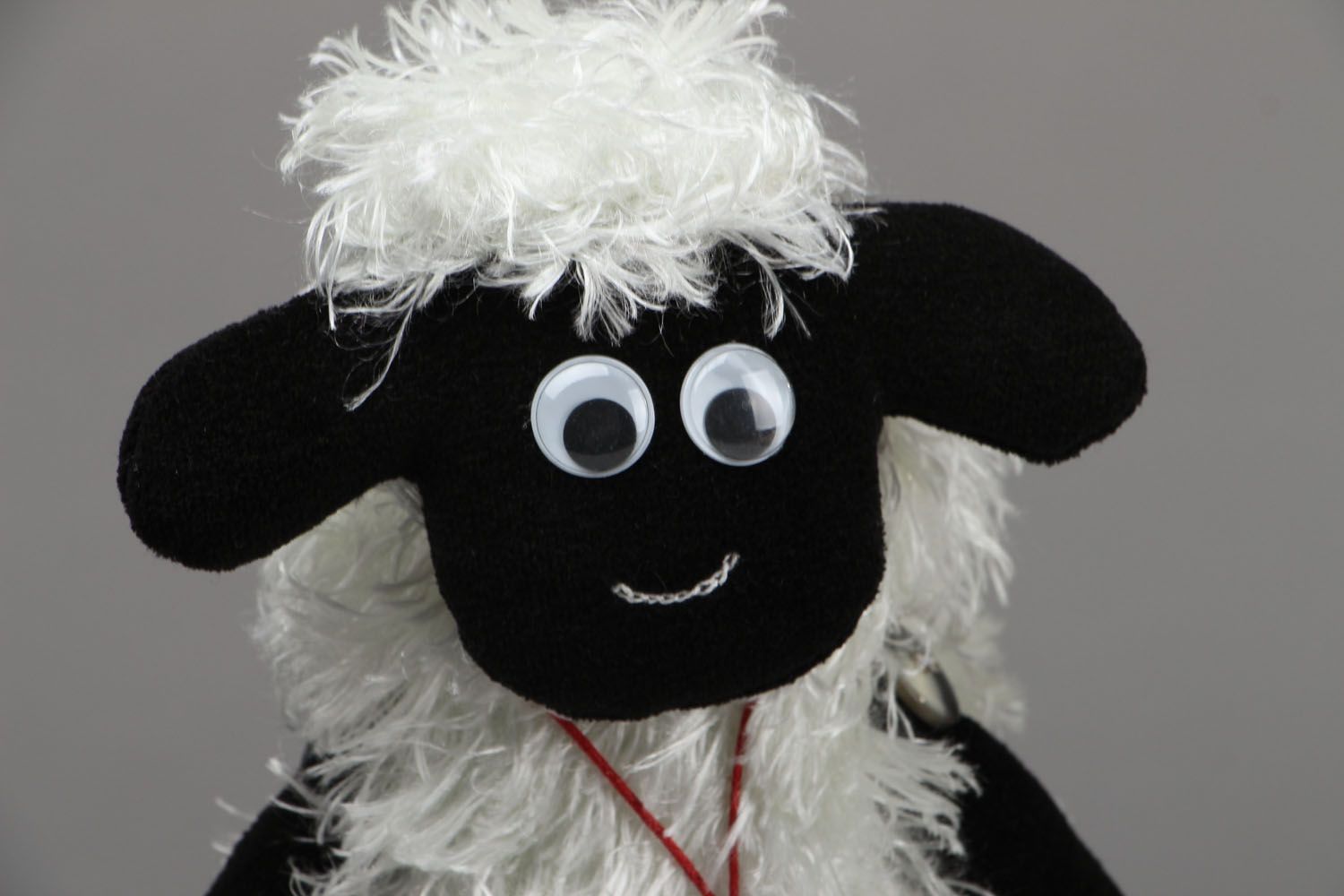 Soft fabric toy Black lamb photo 2