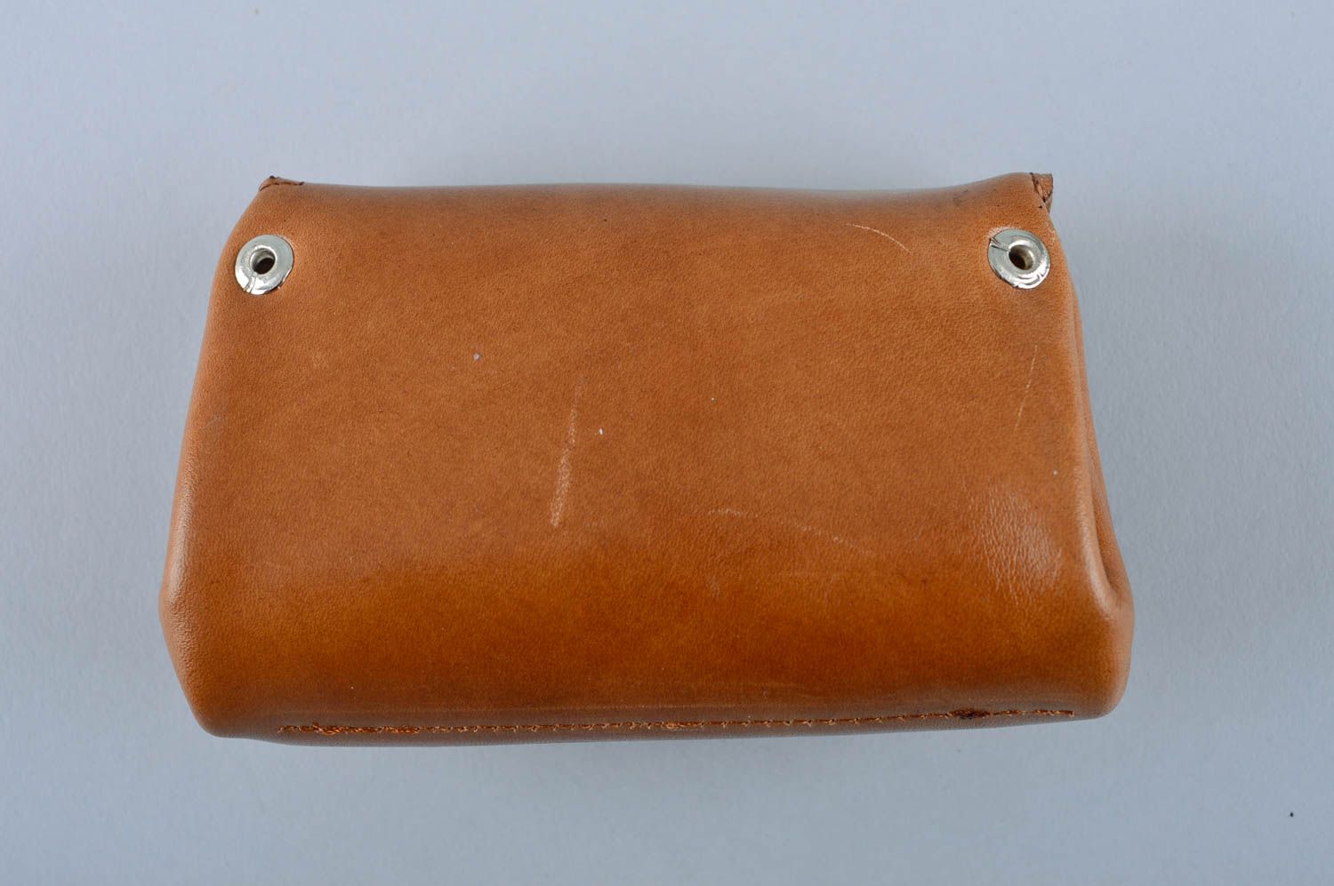 Handmade braune Geldbörse Geschenk für Frauen Portemonnaie aus Leder schön foto 5