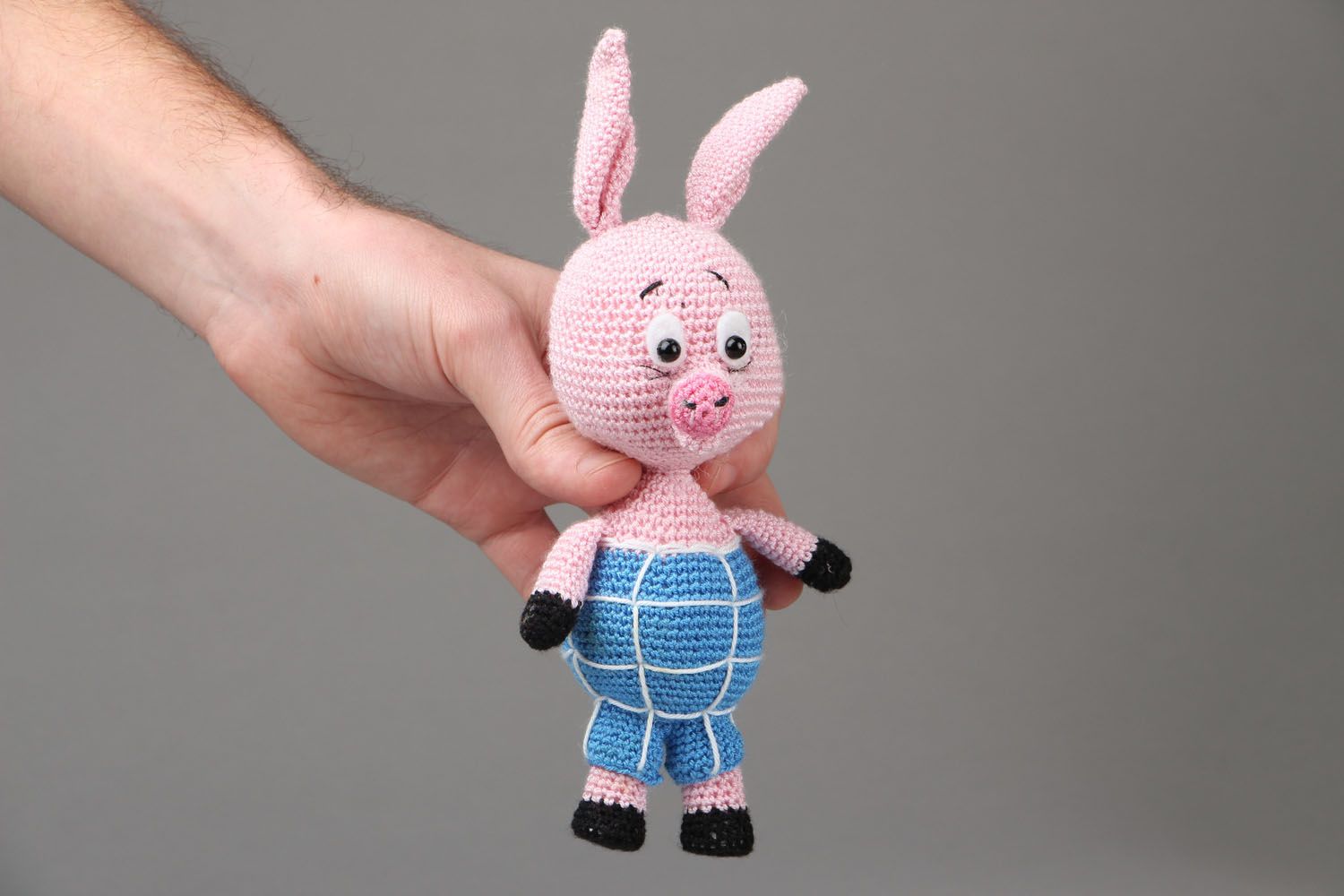 Crocheted toy Piggy photo 4