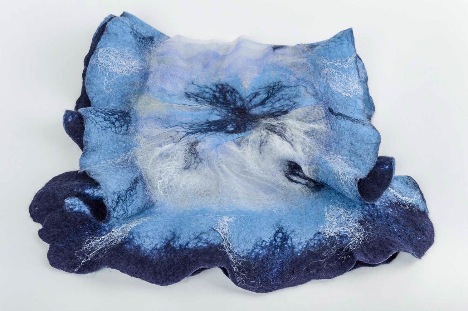 Bufanda de fieltro hecha a mano ropa de mujer de moda regalo personalizado foto 4