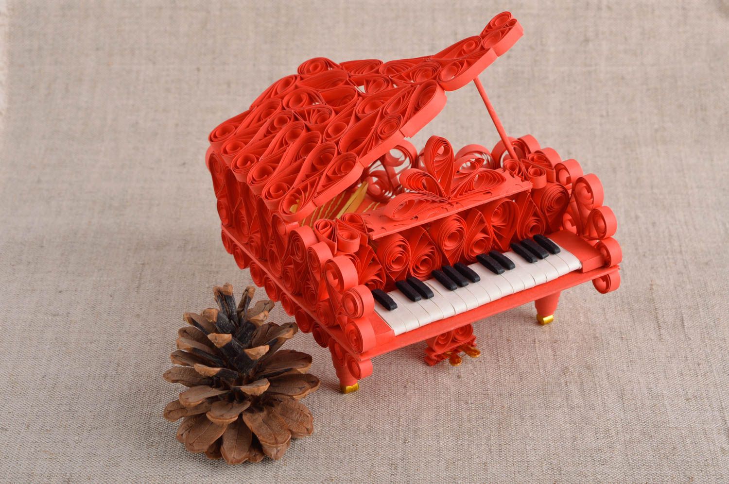 Piano miniature fait main Décoration intérieur Idée déco Cadeau original photo 1