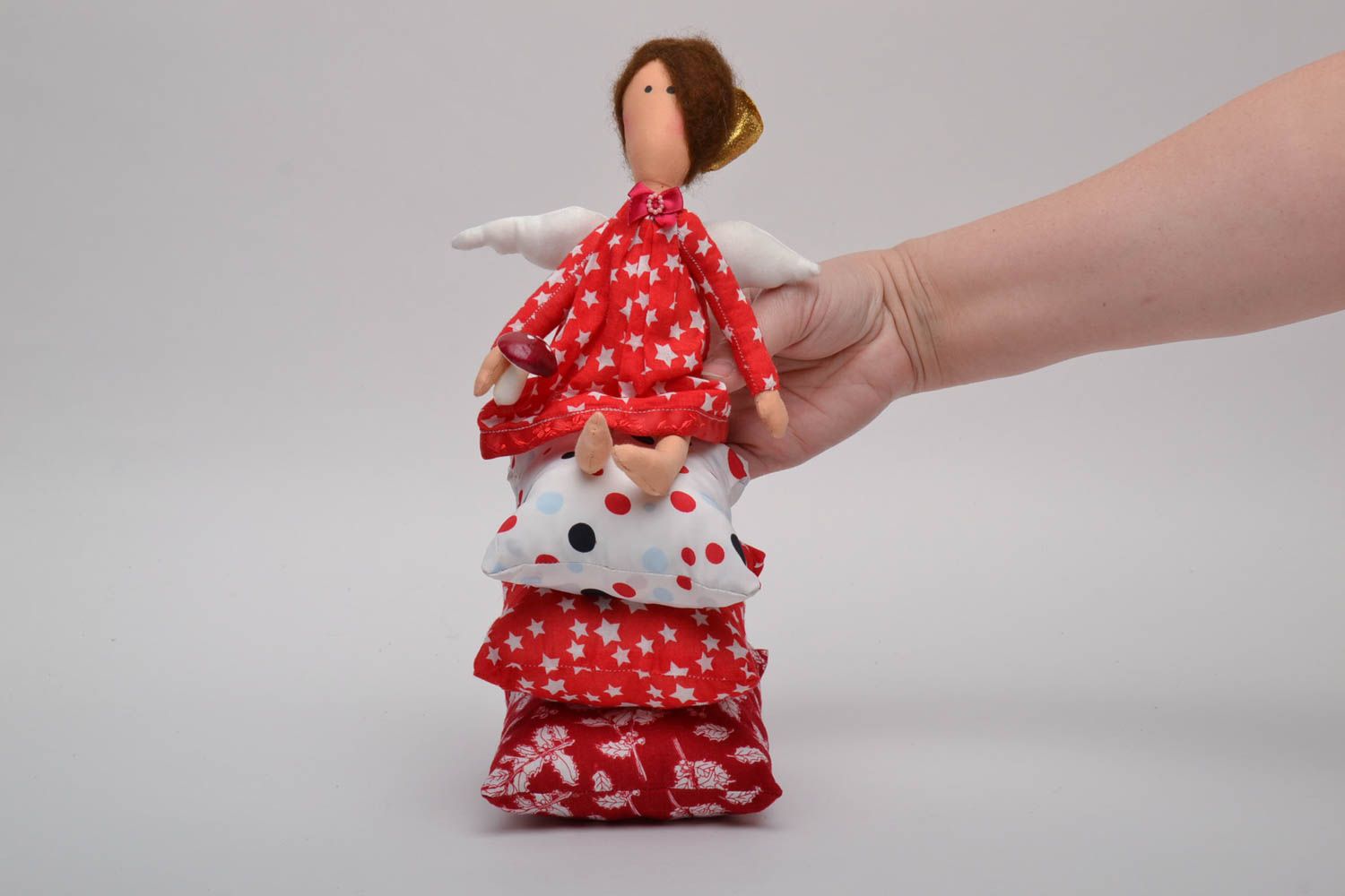 Коллекционная кукла тканевая Принцесса на горошине фото 5