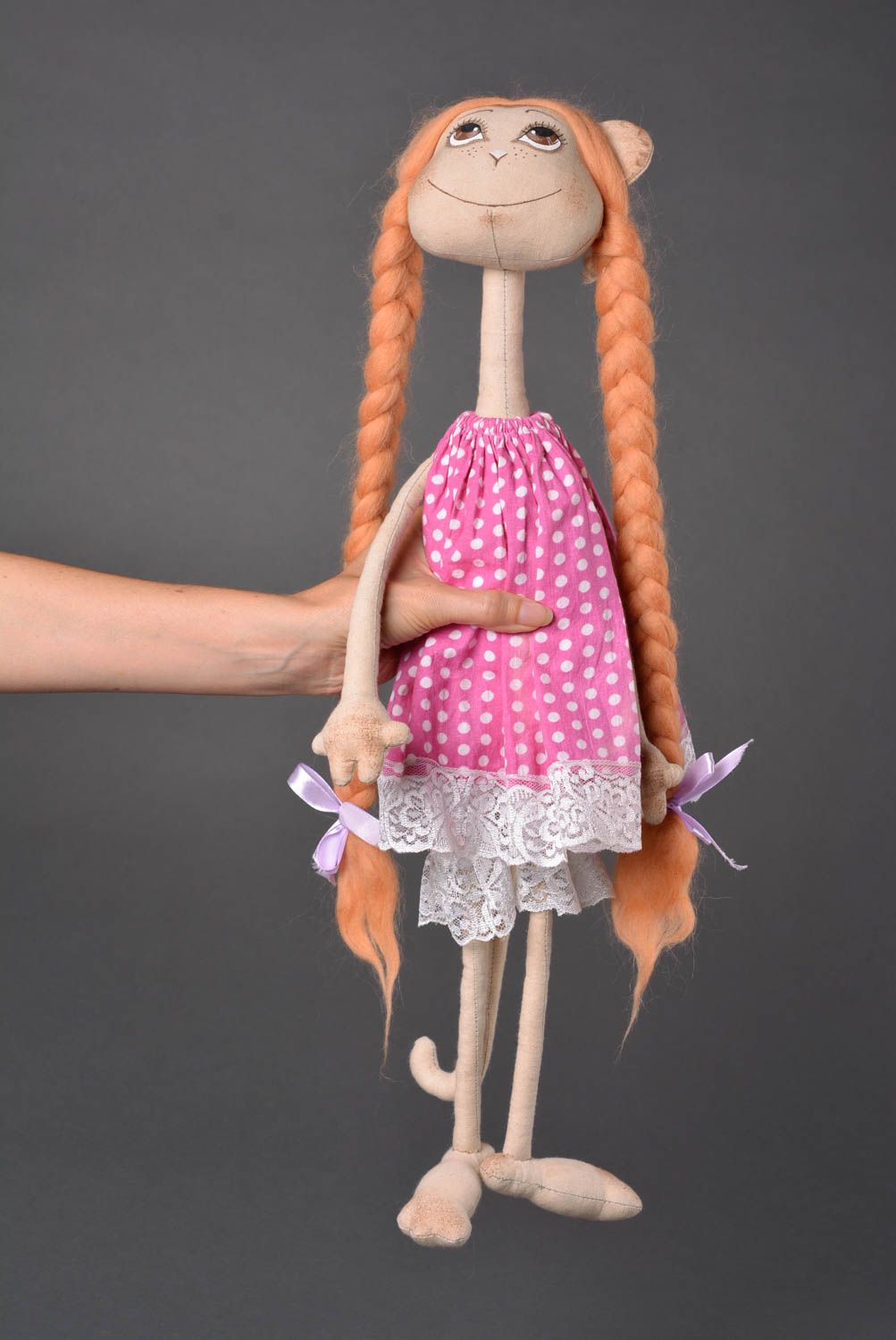 Muñeca de trapo hecha a mano juguete para niñas regalo personalizado original foto 3