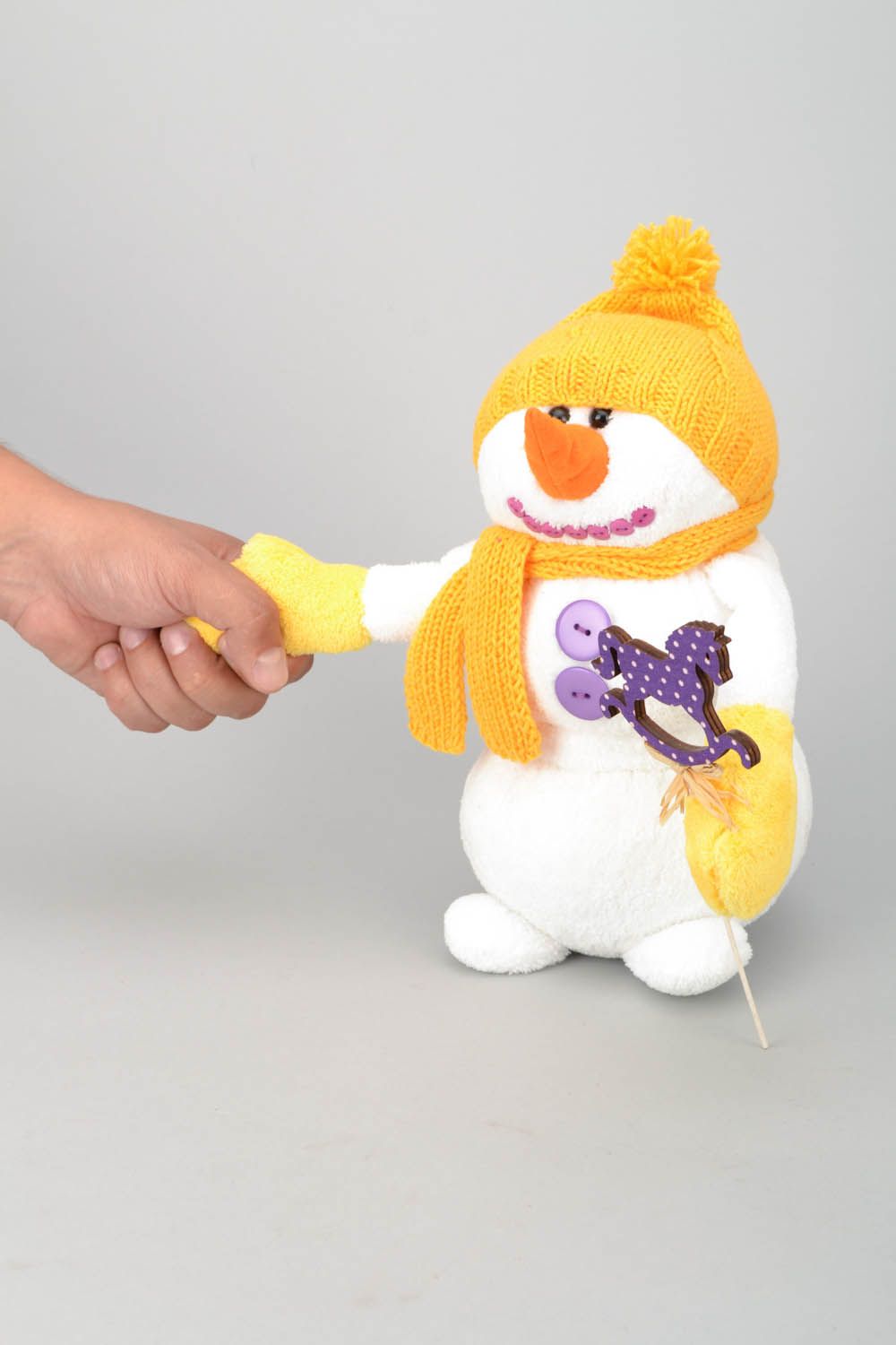 Мягкая игрушка Снеговик  фото 1