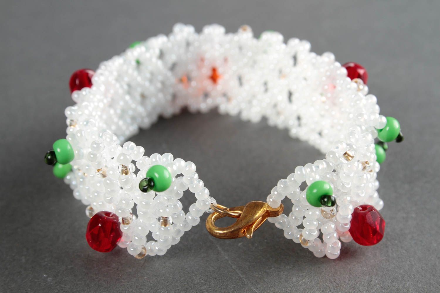 Designer seed beads bracelet handmade beaded bracelet stylish jewelry for girls photo 5