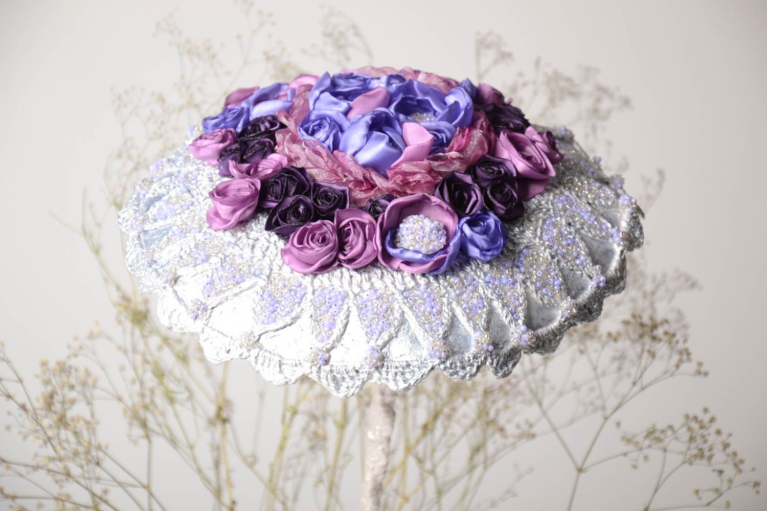 Handmade artificial flower textile decorative flowers decorative use only photo 1