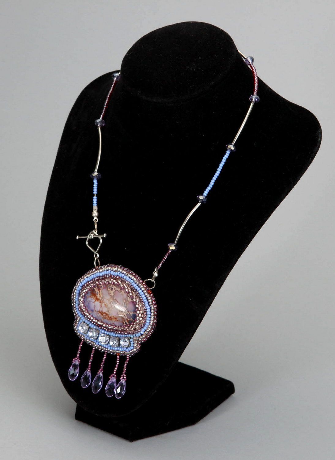 Handmade pendant with variscite photo 4