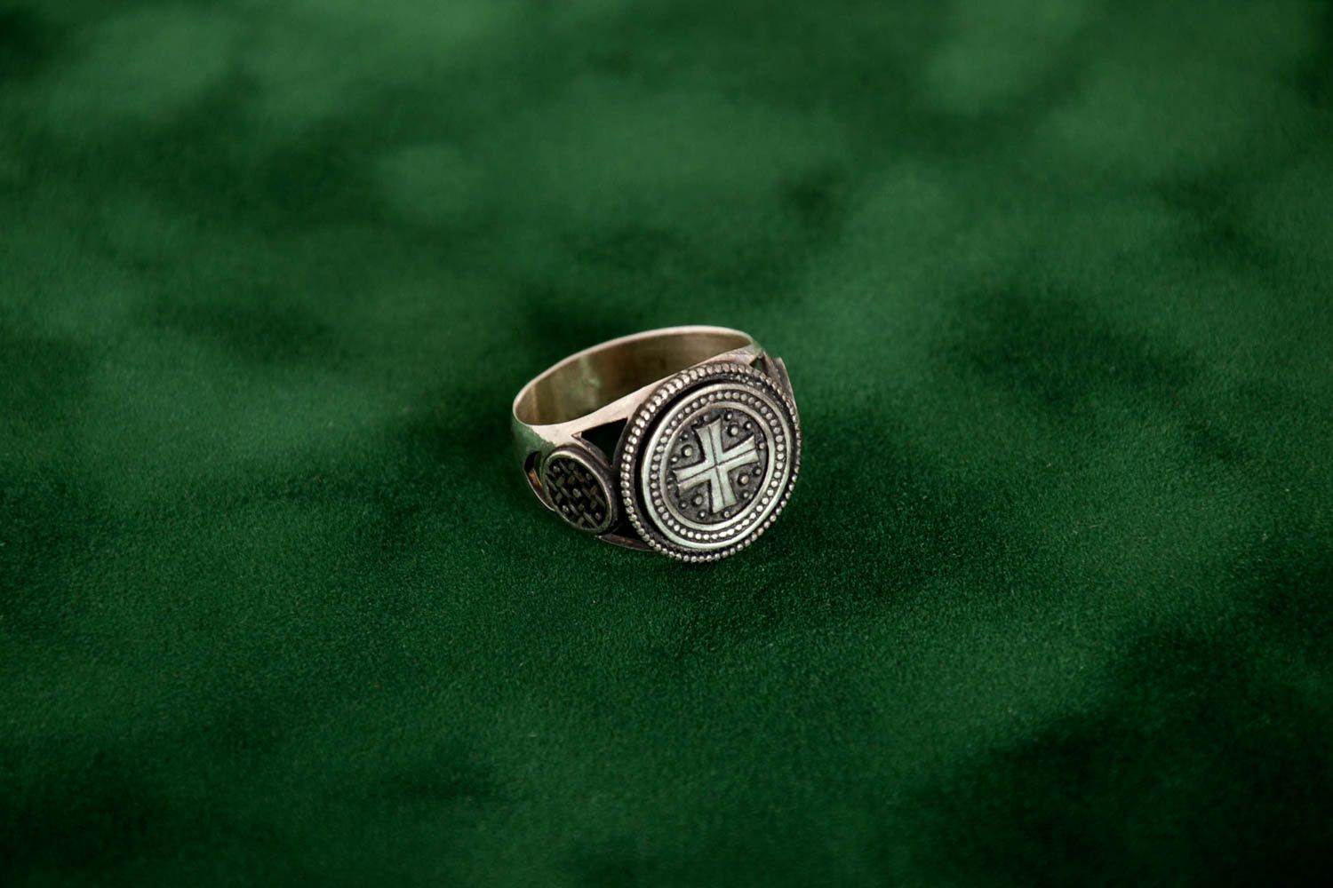 Herrenring Silber Handmade Designer Accessoires Ring Modeschmuck Geschenk Ideen foto 1