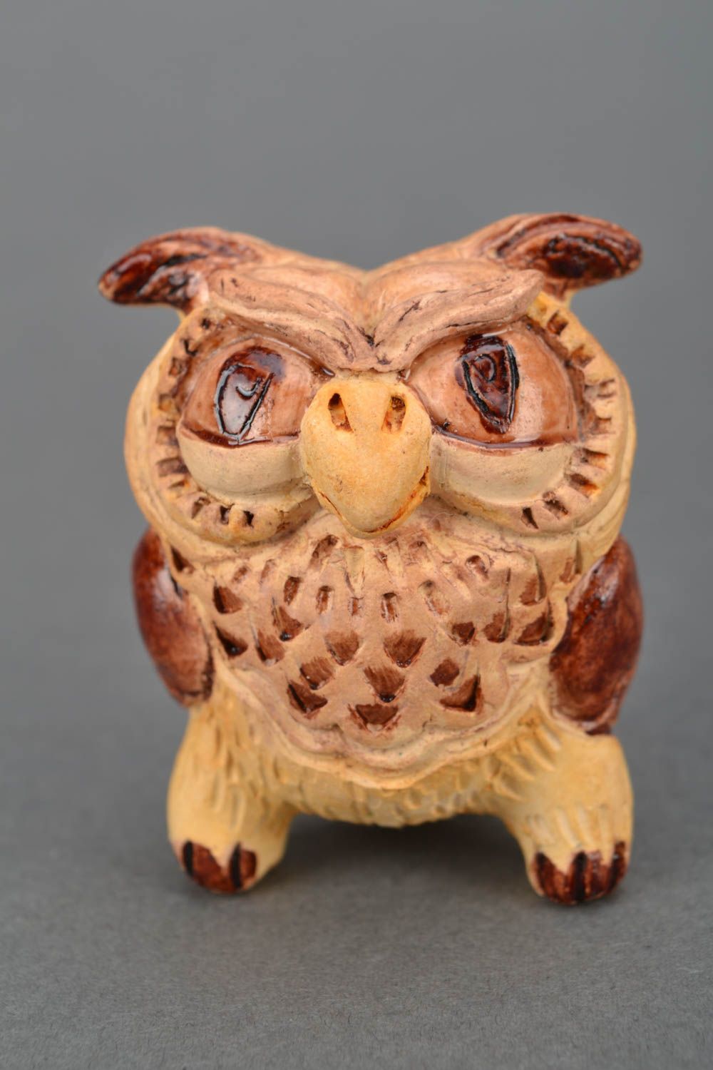 Ceramic whistle Owl photo 1