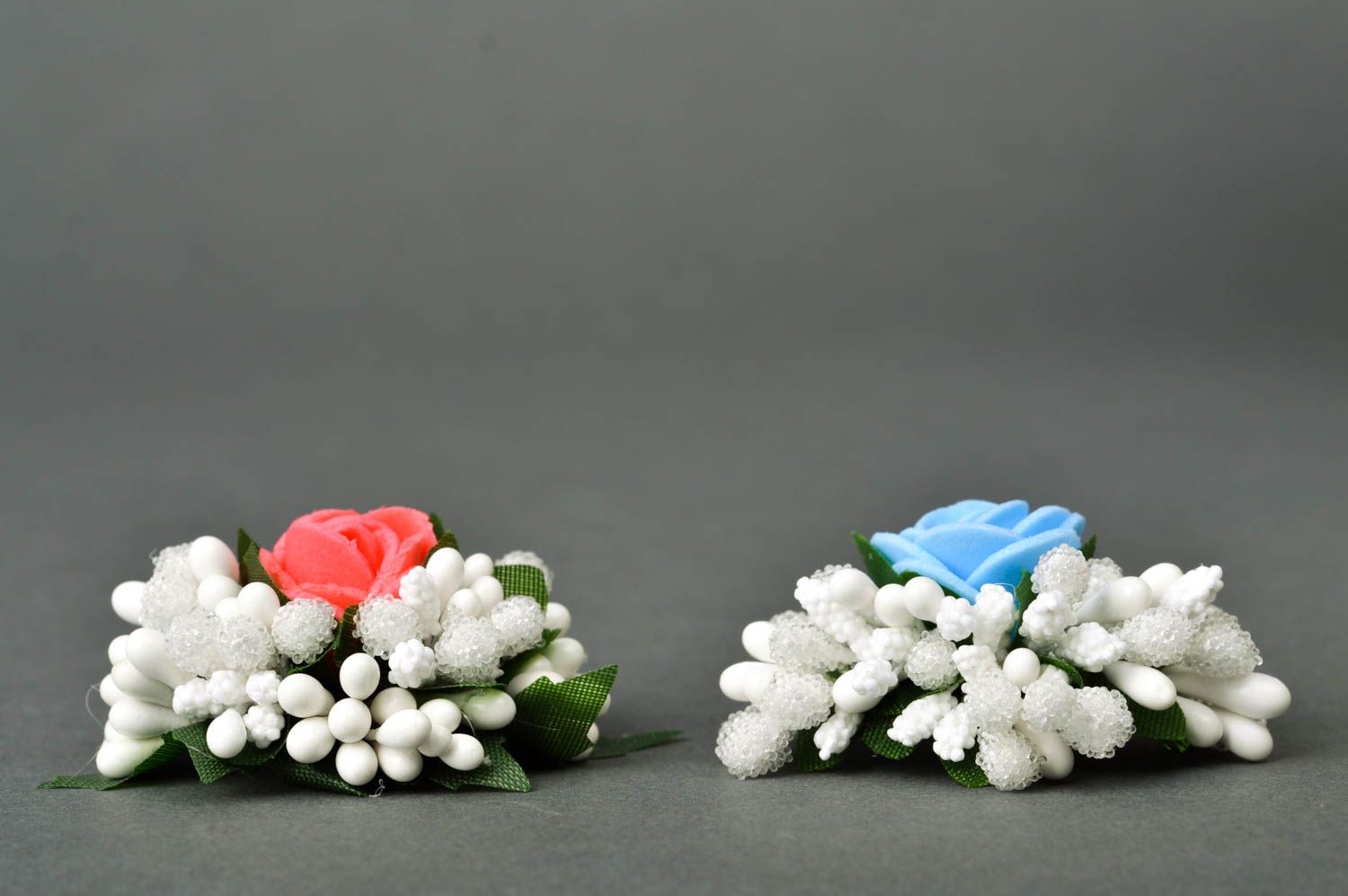 Peinetas con flores adornos para el pelo artesanales accesorios para peinados  foto 2
