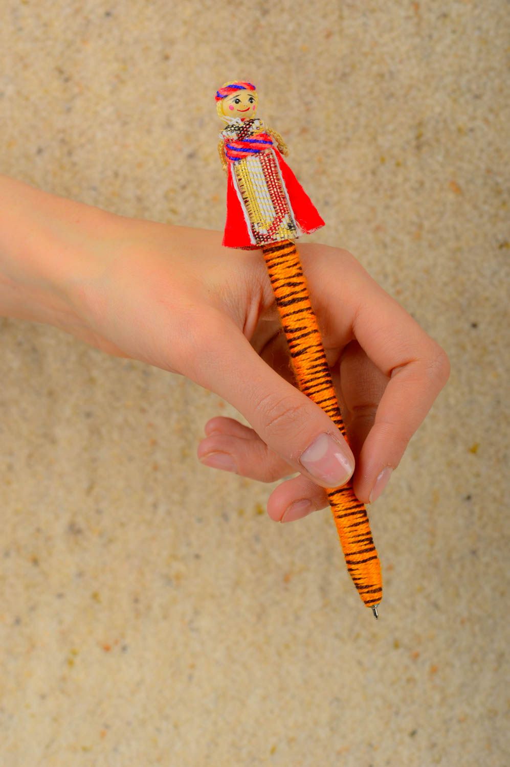 Schöner Kugelschreiber handmade Kinder Kugelschreiber ausgefallenes Geschenk foto 1