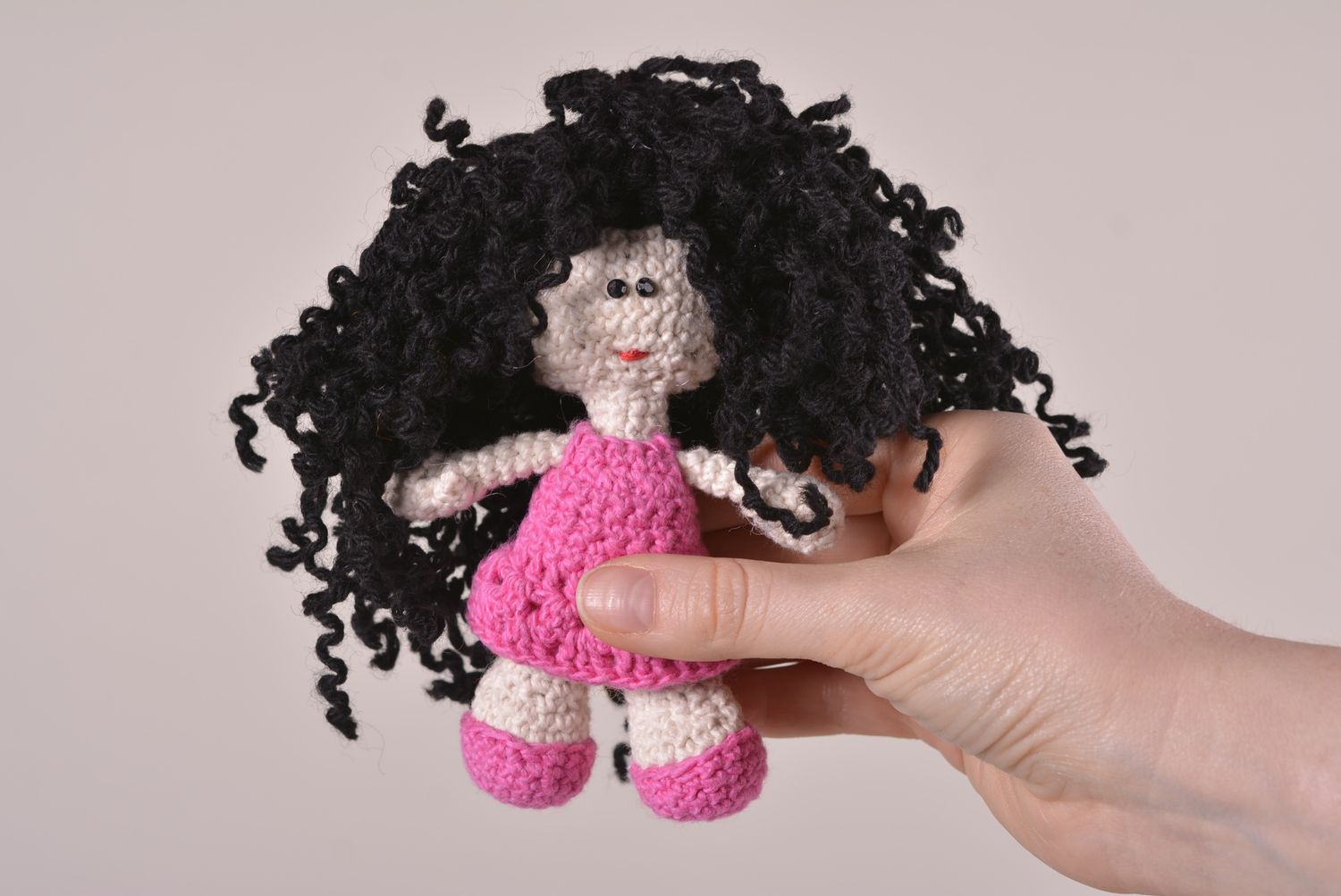 Small toys handmade doll crocheted doll designer toys for children home ideas photo 3