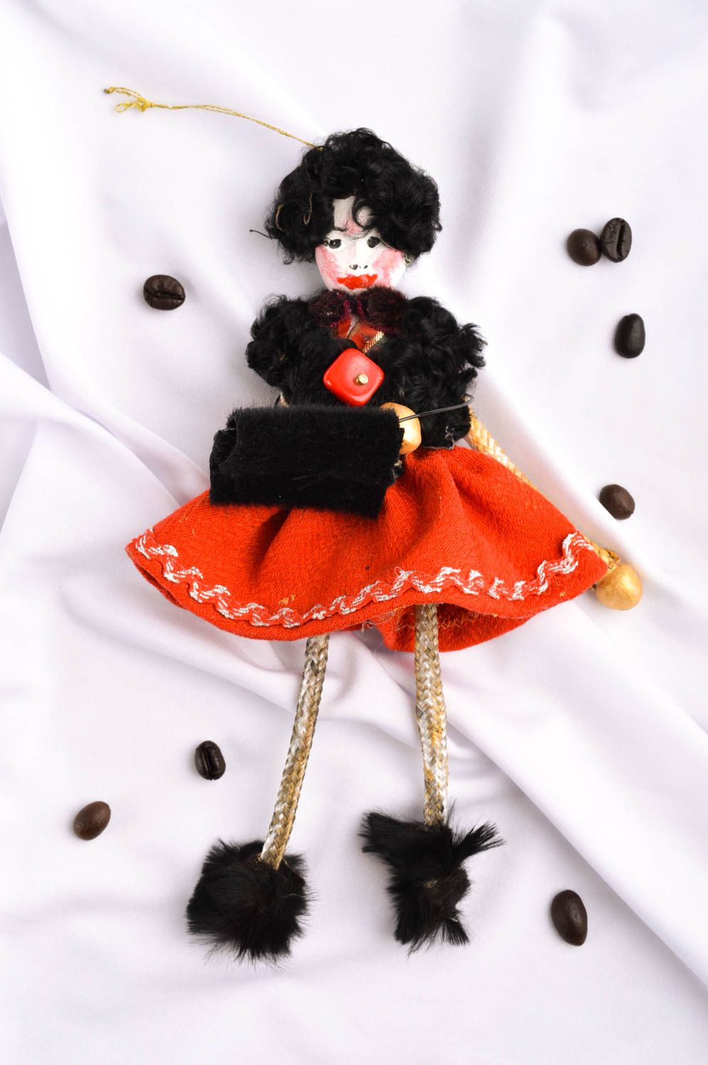 Unusual handmade rag doll collectible dolls cool bedrooms decorative use only photo 1