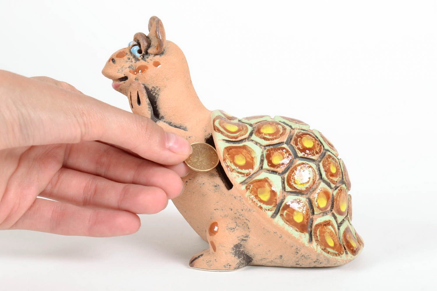Keramik-Spardose Schildkröte foto 4