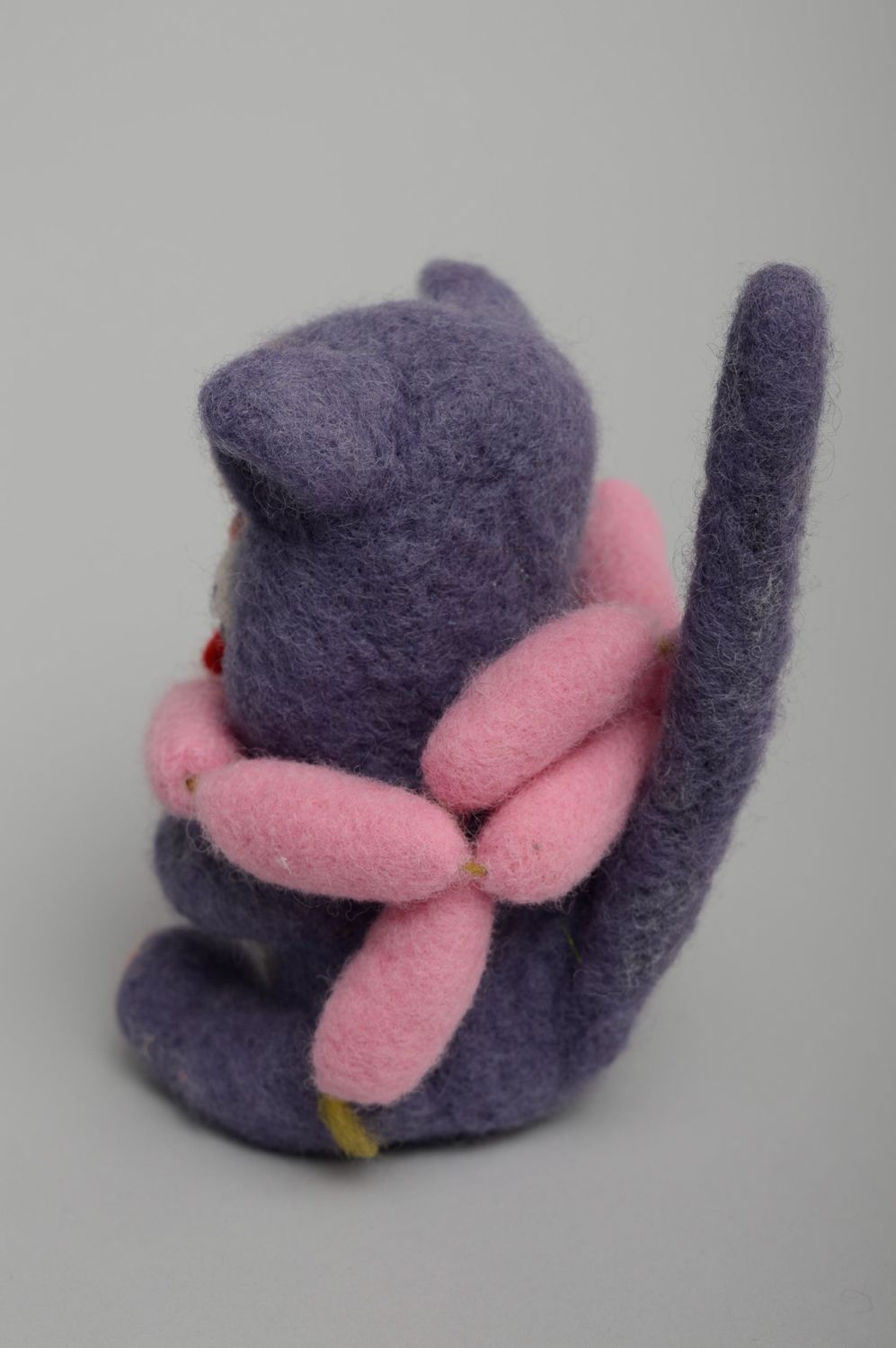 Felt toy Cat with Sausages photo 3