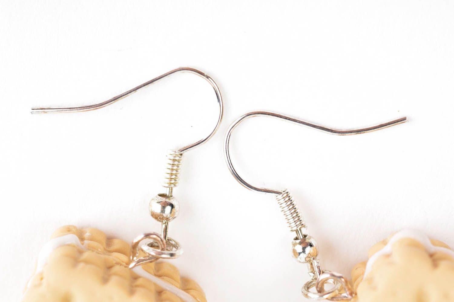 Handmade clay earrings designer accessories gift ideas unusual jewelry photo 4