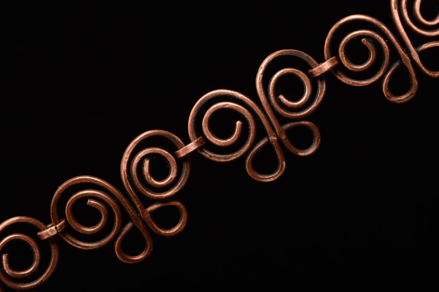 Wire wrap copper bracelet Butterfly photo 5