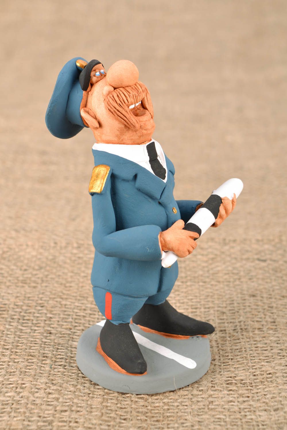 Homemade souvenir statuette Inspector of Traffic Police photo 1