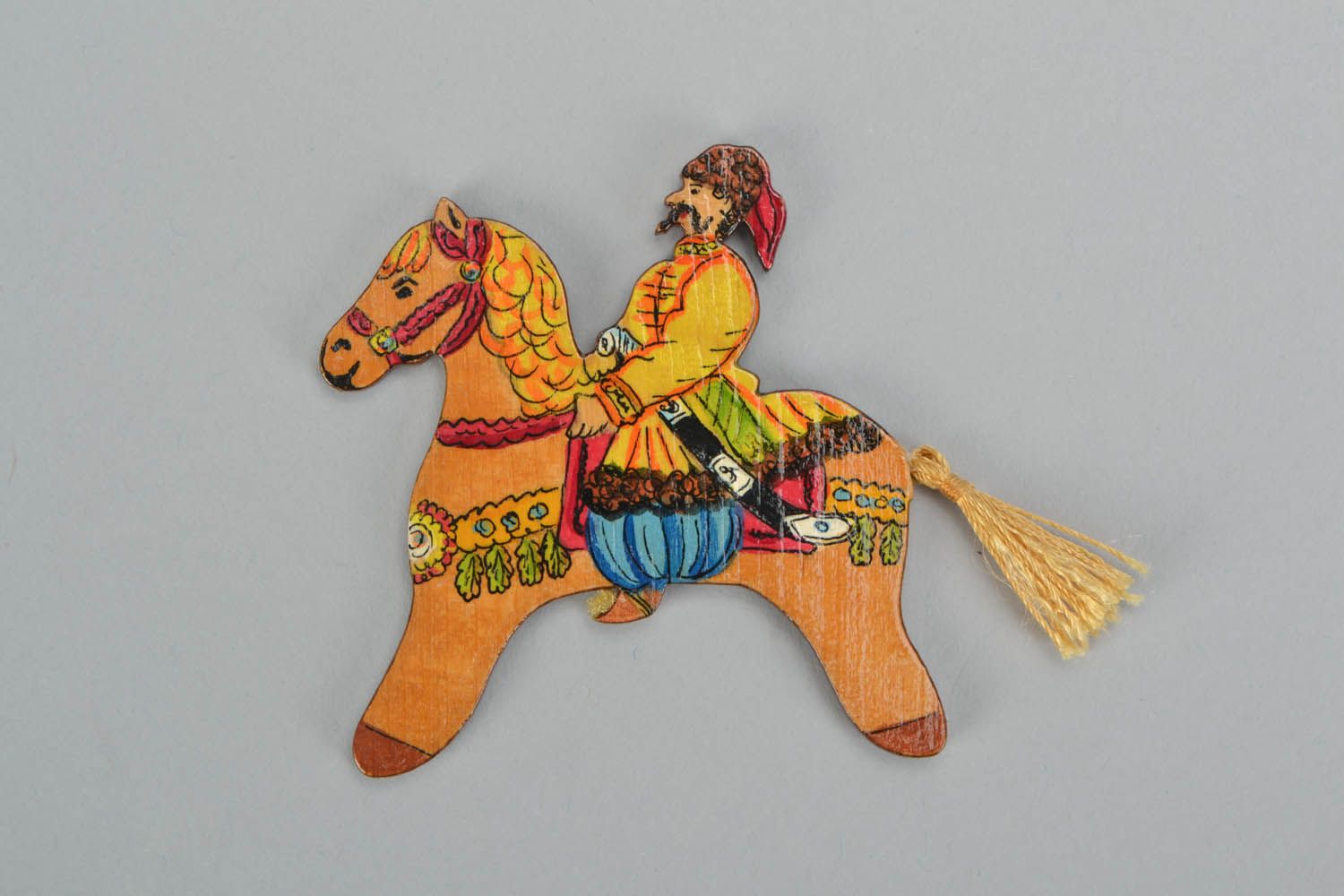 Fridge magnet Cossack on horse photo 3