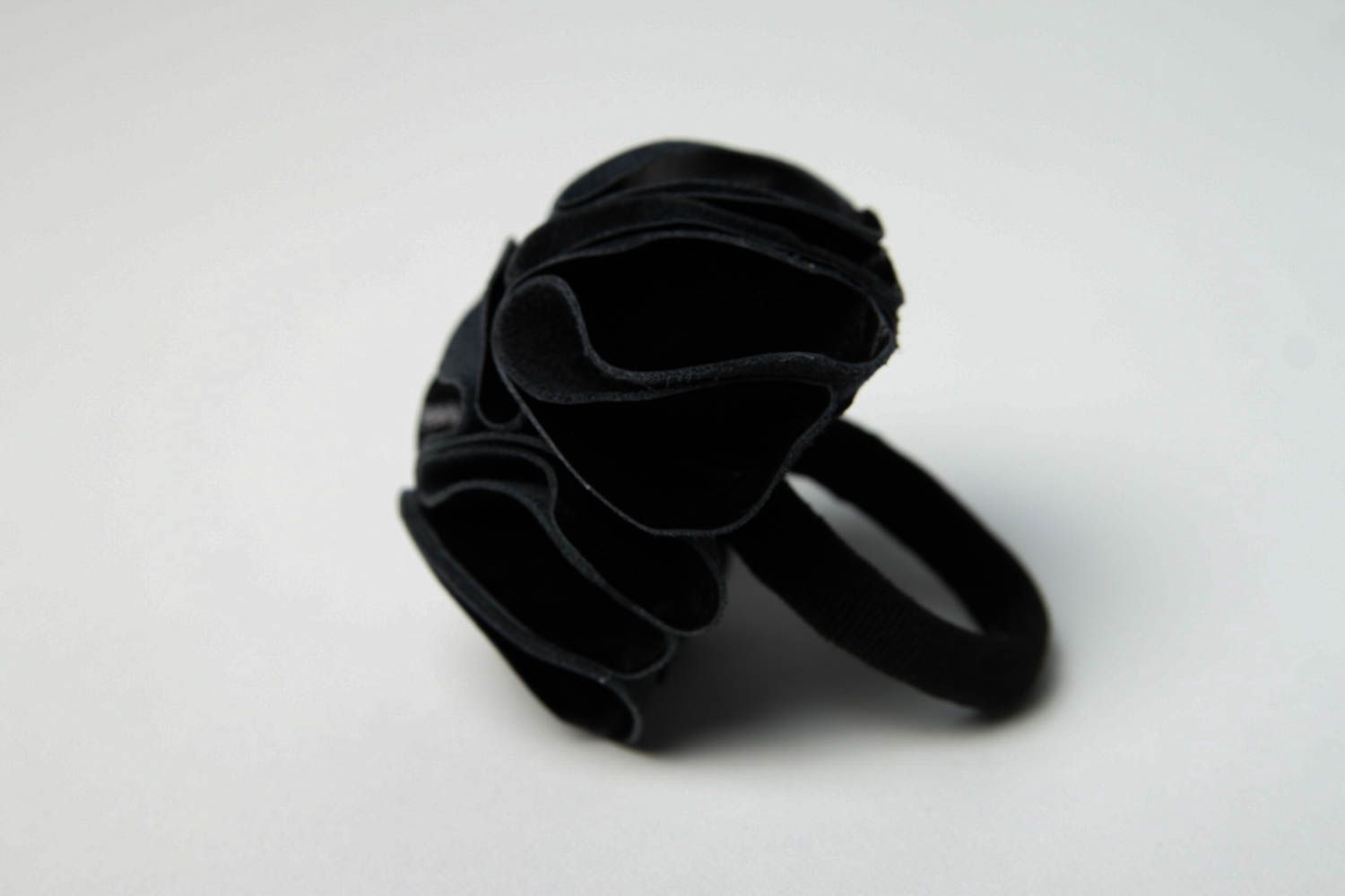 Handmade hair accessories leather good hair tie flowers for hair gifts for girls photo 3