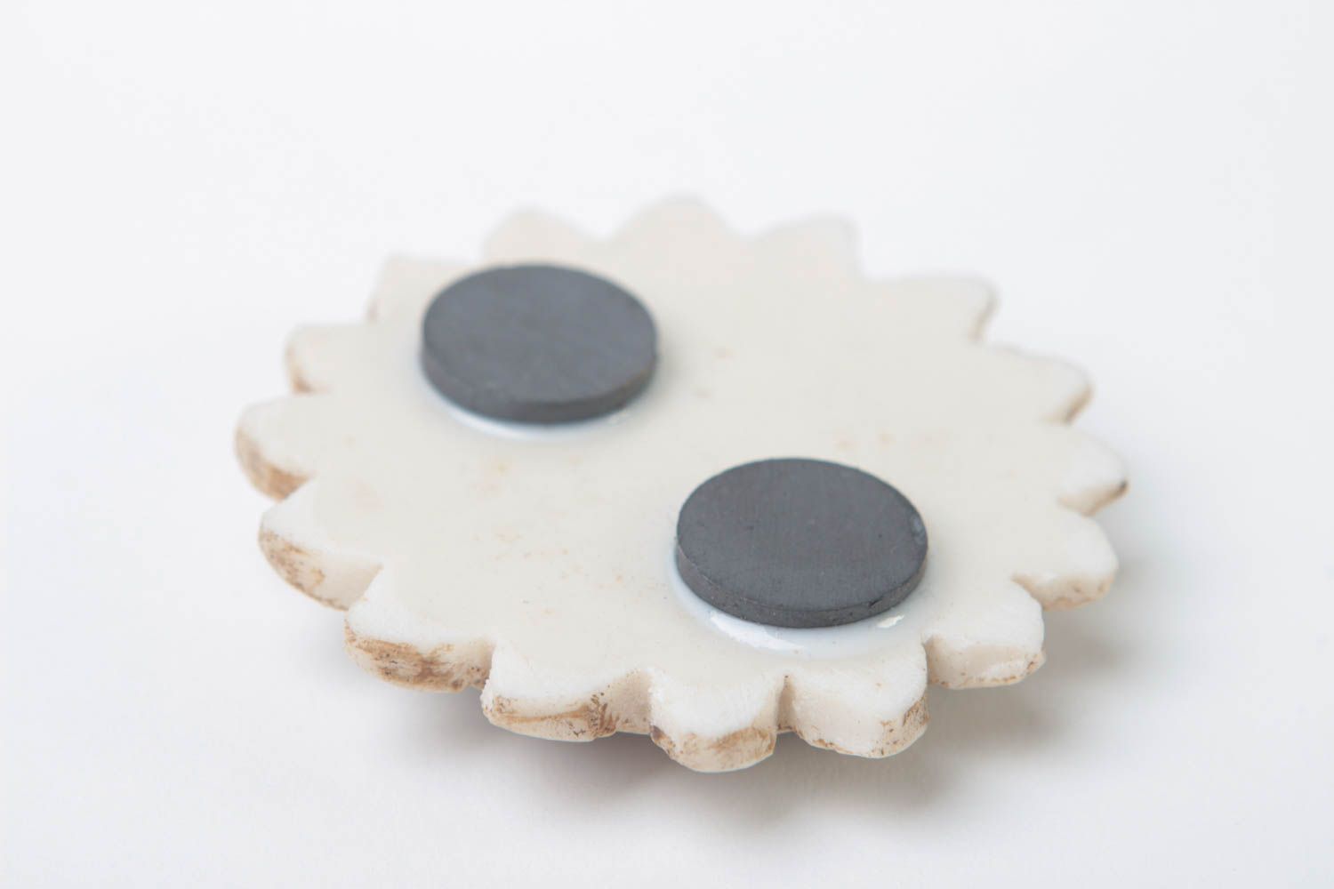 Deko Magnet handmade Schutz Amulett Geschenk Idee aus Polymerharz Ethno Stil foto 4