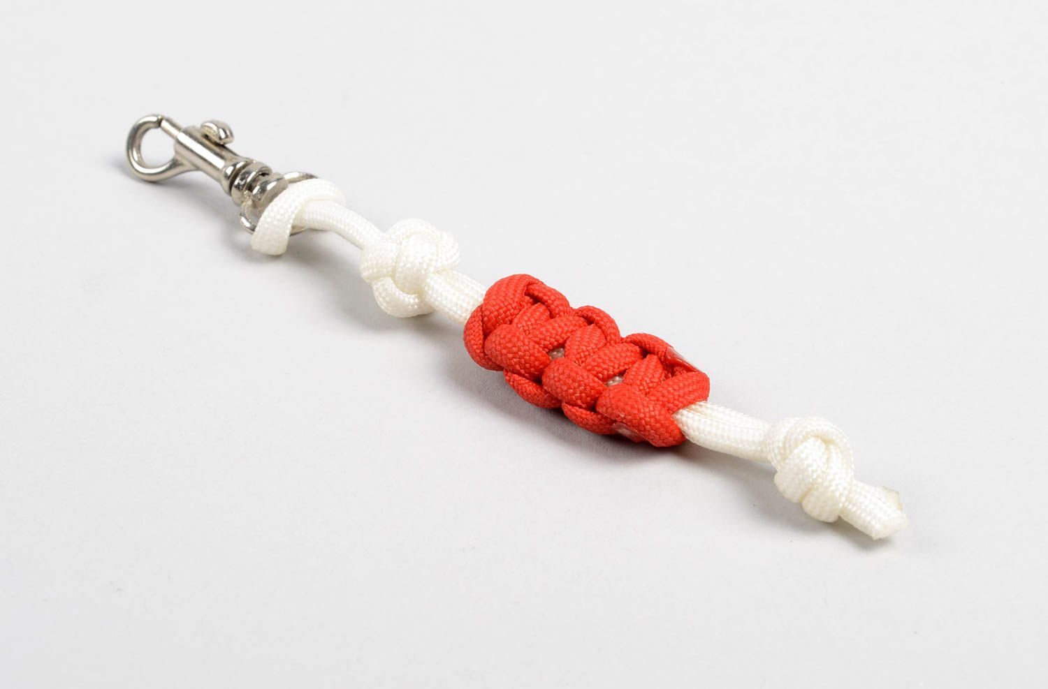 Beautiful handmade cord keychain woven keychain cool keyrings gift ideas photo 2