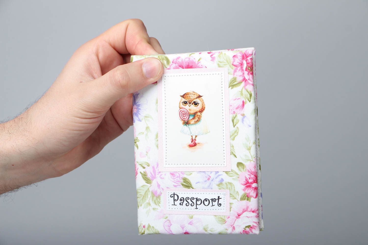 Обложка на паспорт скрапбукинг фото 4