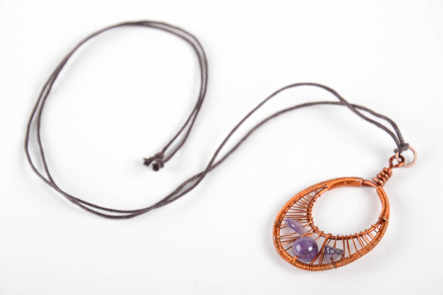 Stylish pendant handmade beautiful accessory feminine designer jewelry photo 4