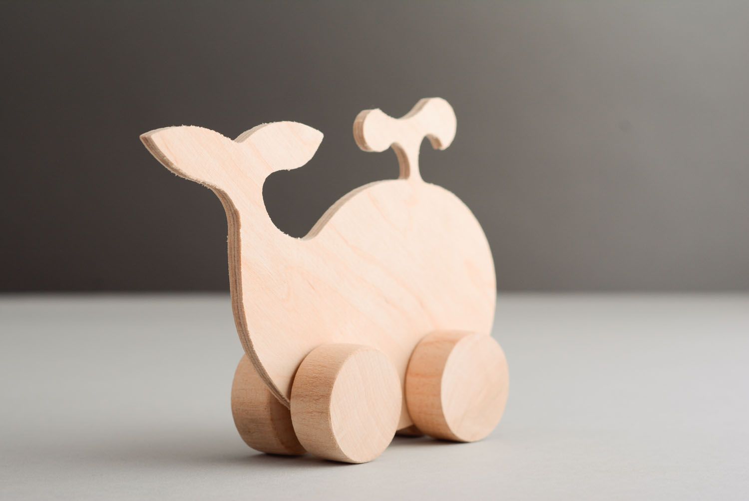 Wooden blank toy Whale photo 4