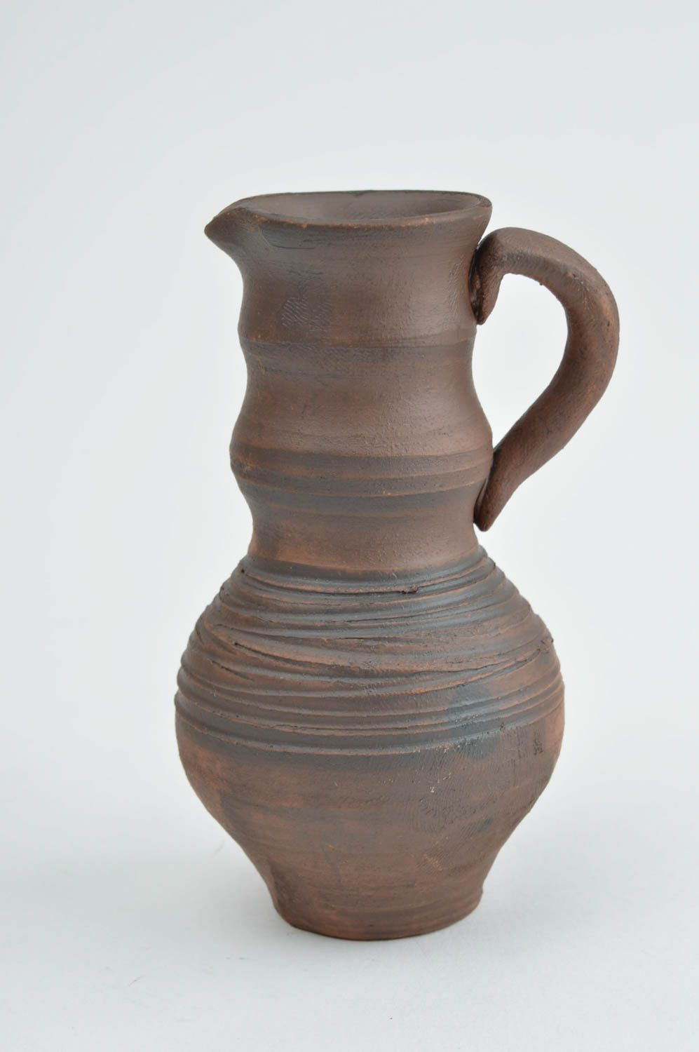 Керамический кувшин ручной работы глиняная посуда декор керамическая посуда фото 3