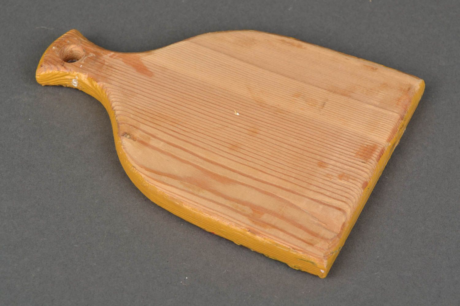Tagliere di legno fatto a mano oggetto decorativo originale utensili da cucina foto 5