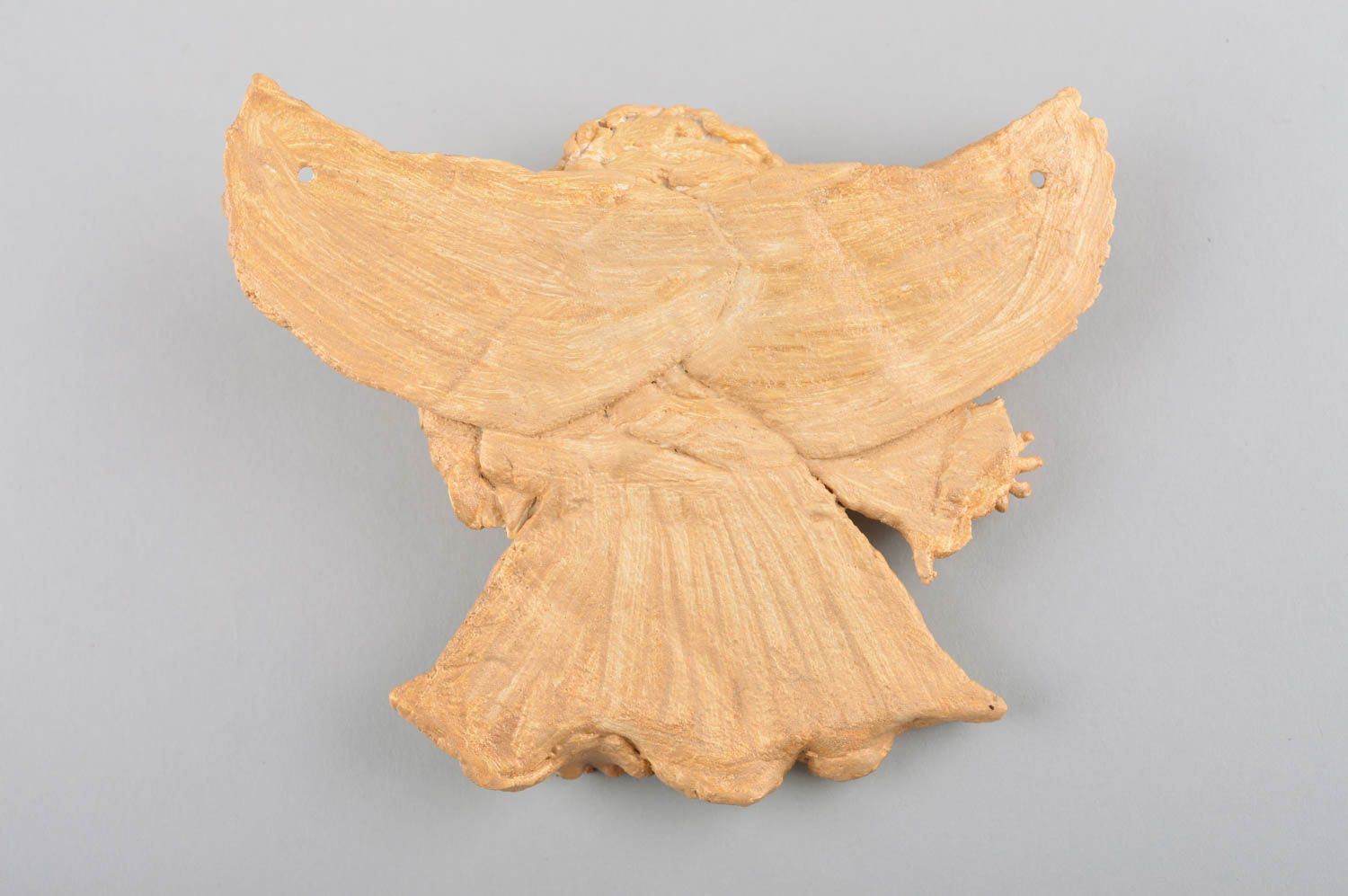 Suspension décorative fait main Ange décoratif en argile Figurine ange originale photo 4