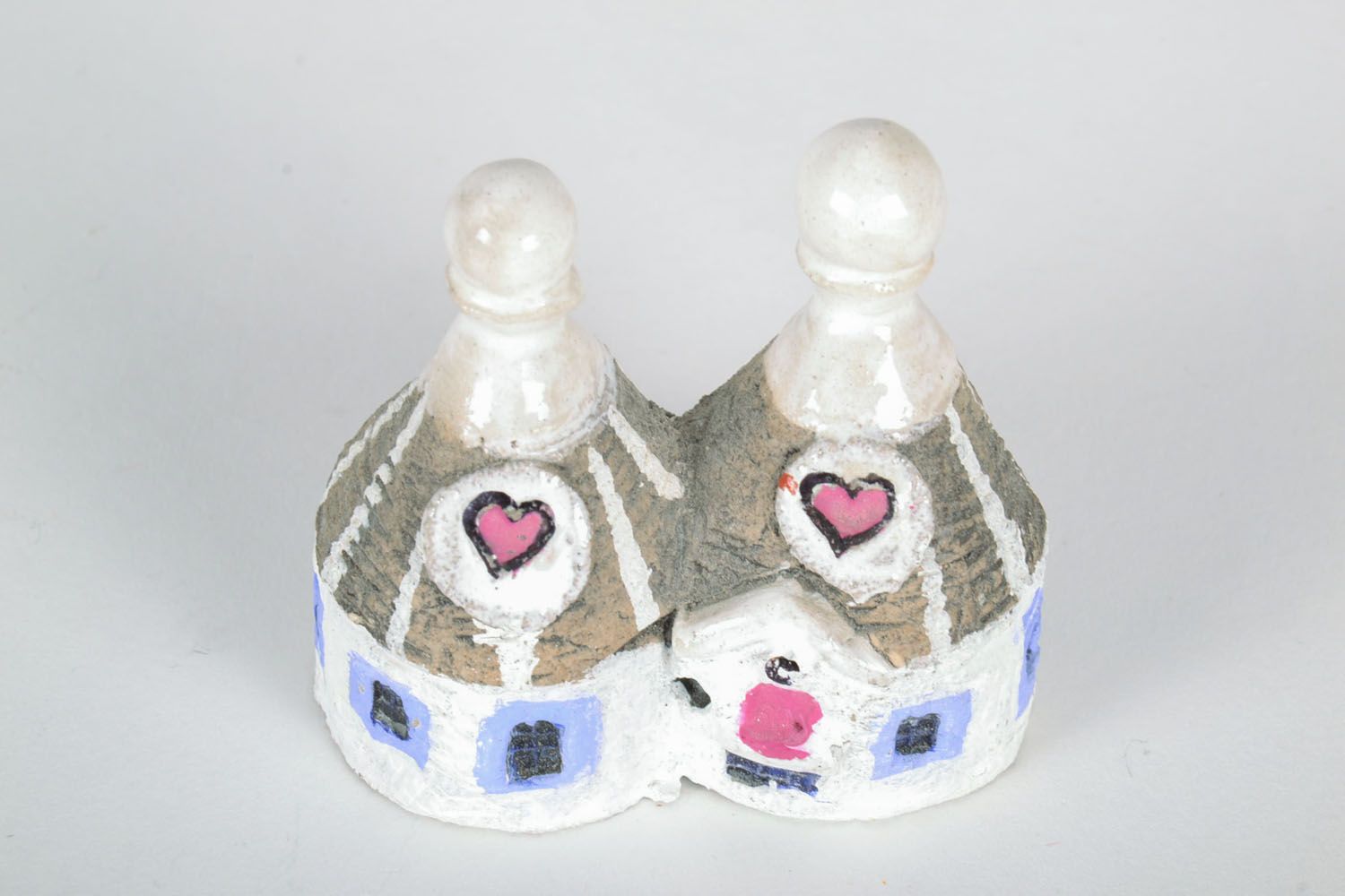 Clay statuette Houses photo 5